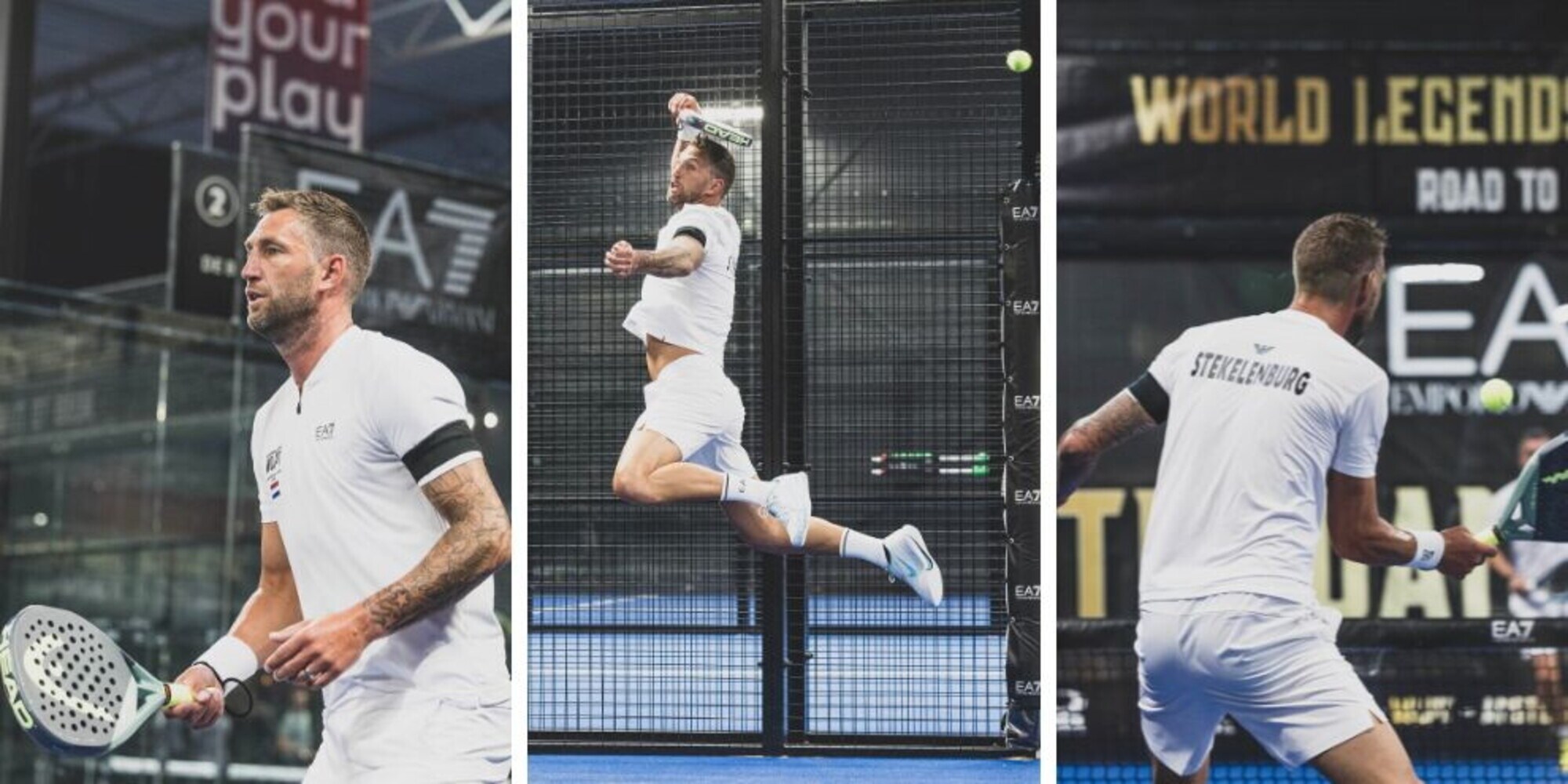 Che coordinazione: Stekelenburg show al padel!