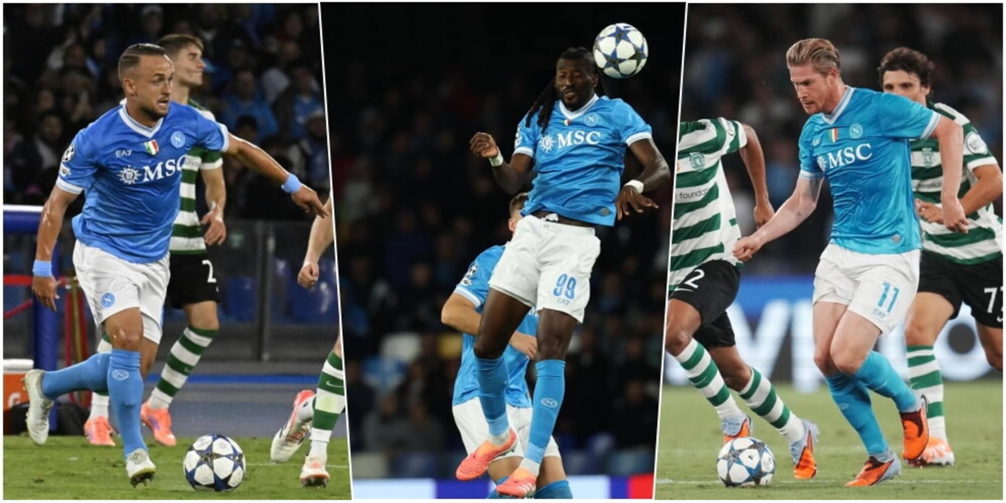 Napoli-Sporting 2-1, le pagelle azzurre: Lobotka ovunque, Anguissa ok, De Bruyne top