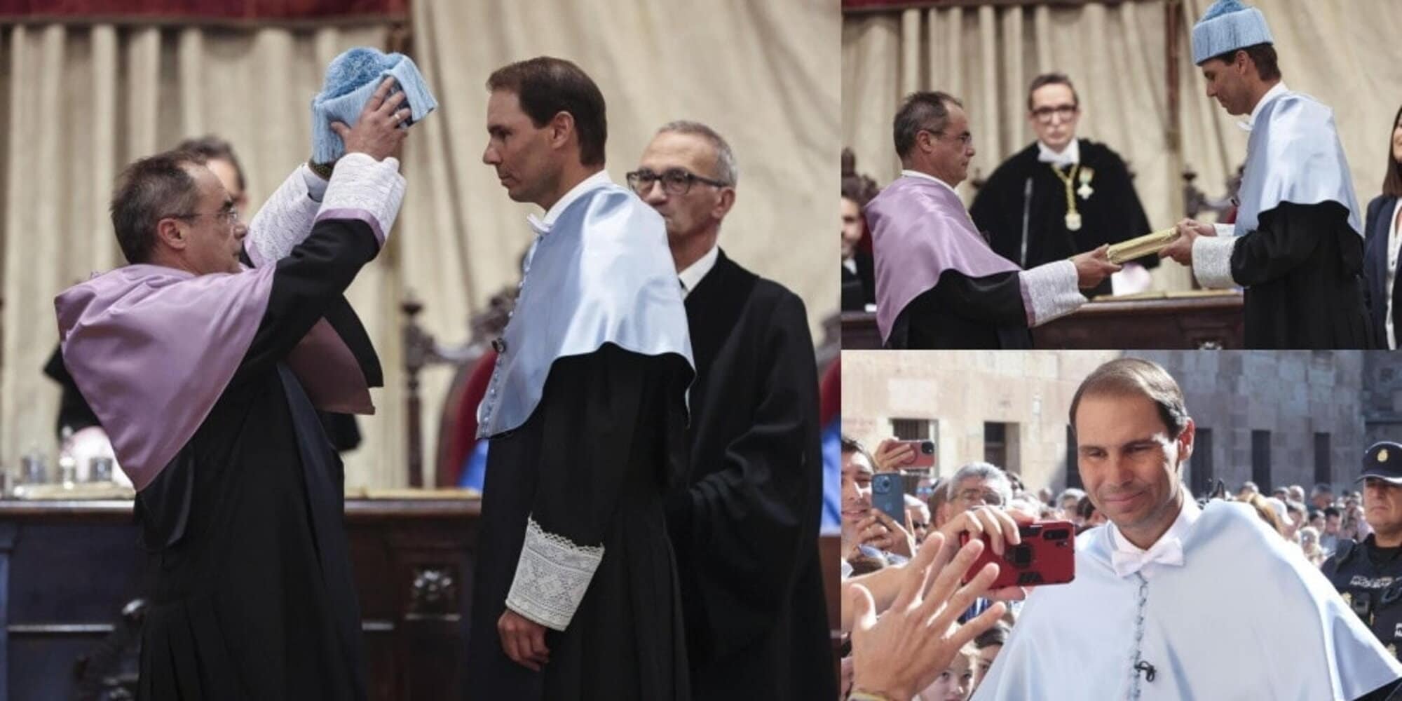 Nadal riempie Salamanca: diventa Dottore ed esplode la festa