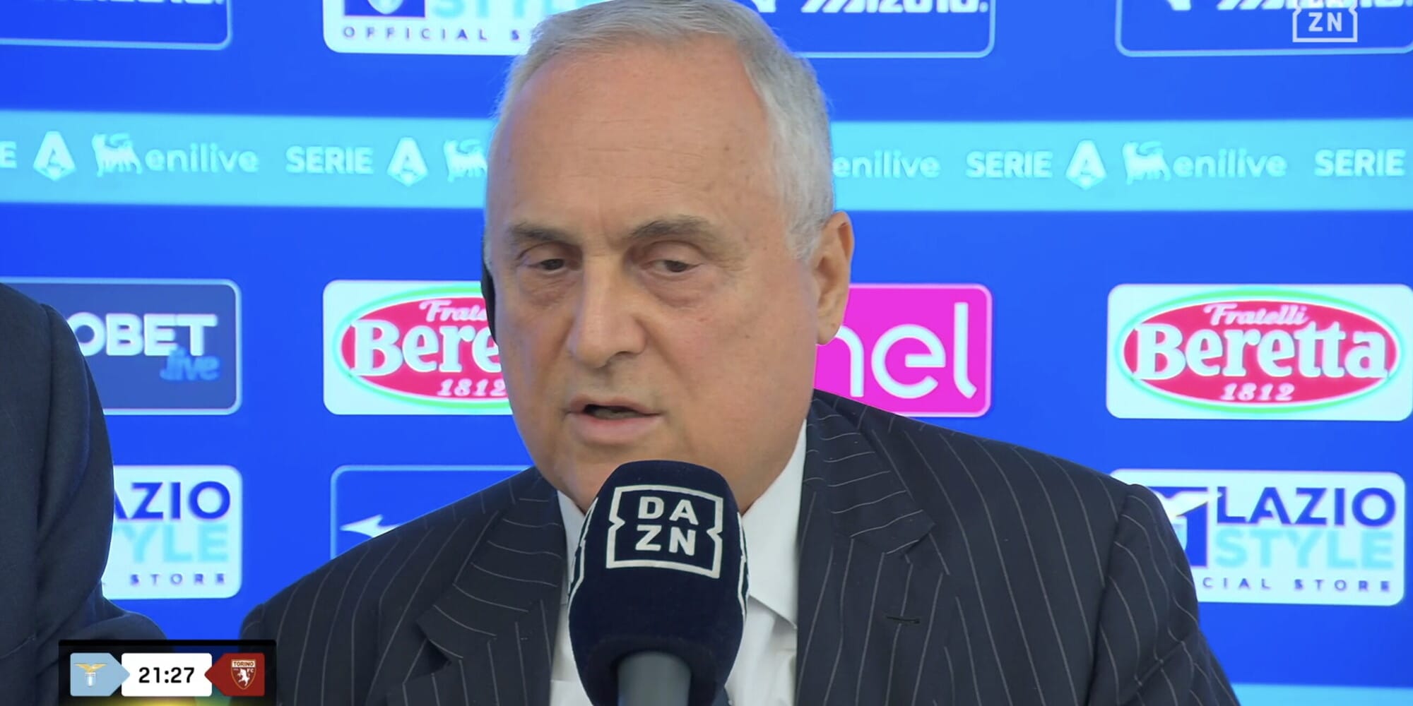 Lotito all'attacco: "La Lazio può fare mercato ed è solida. Altre squadre invece..."