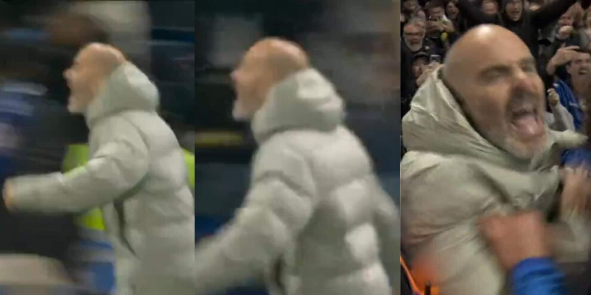 Maresca alla Mourinho: la pazza corsa dopo il gol di Estevão al 95'
