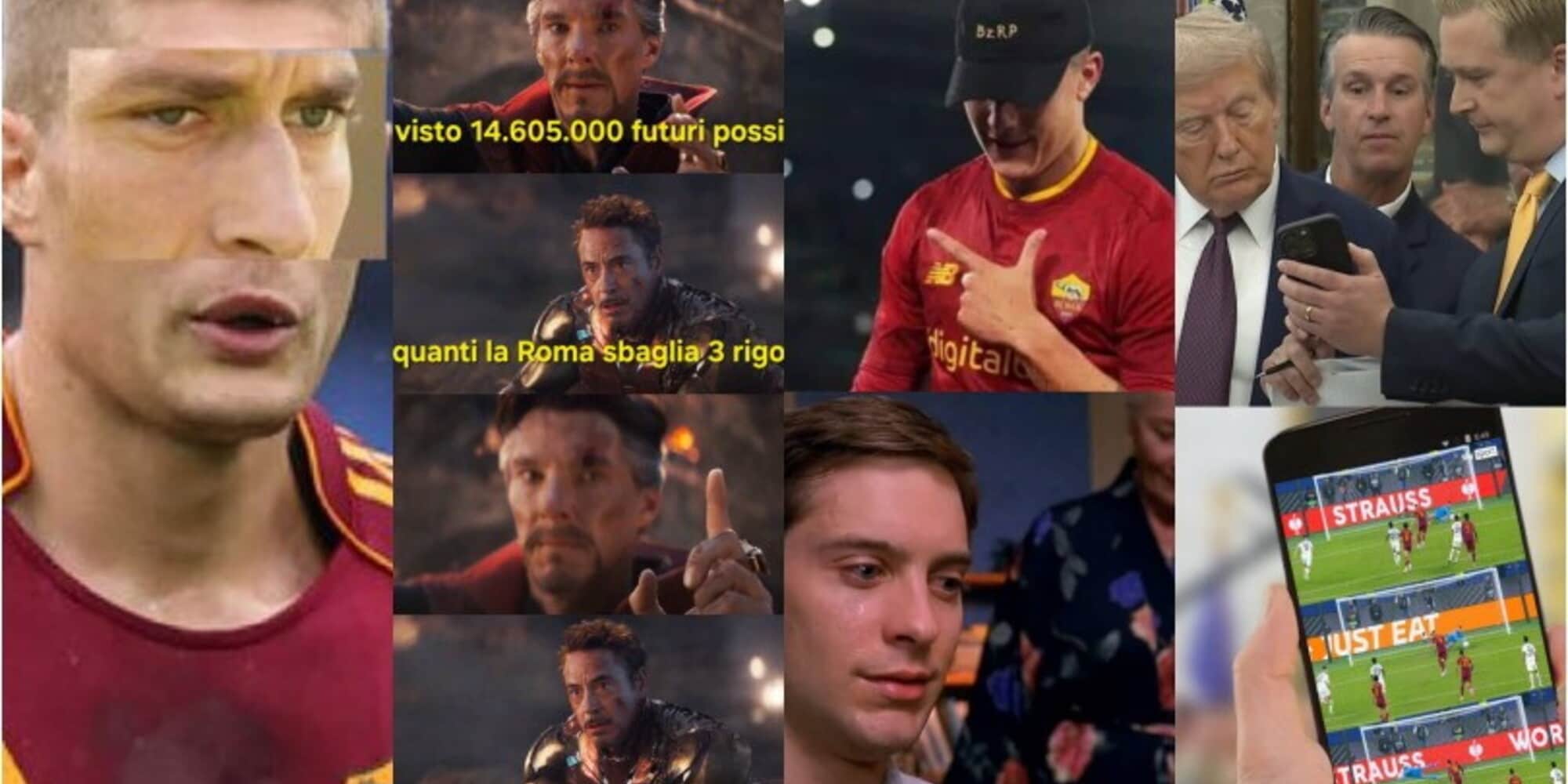 "E se oggi ci danno un rigore?", le ironie social dei tifosi della Roma prima della partita con la Fiorentina