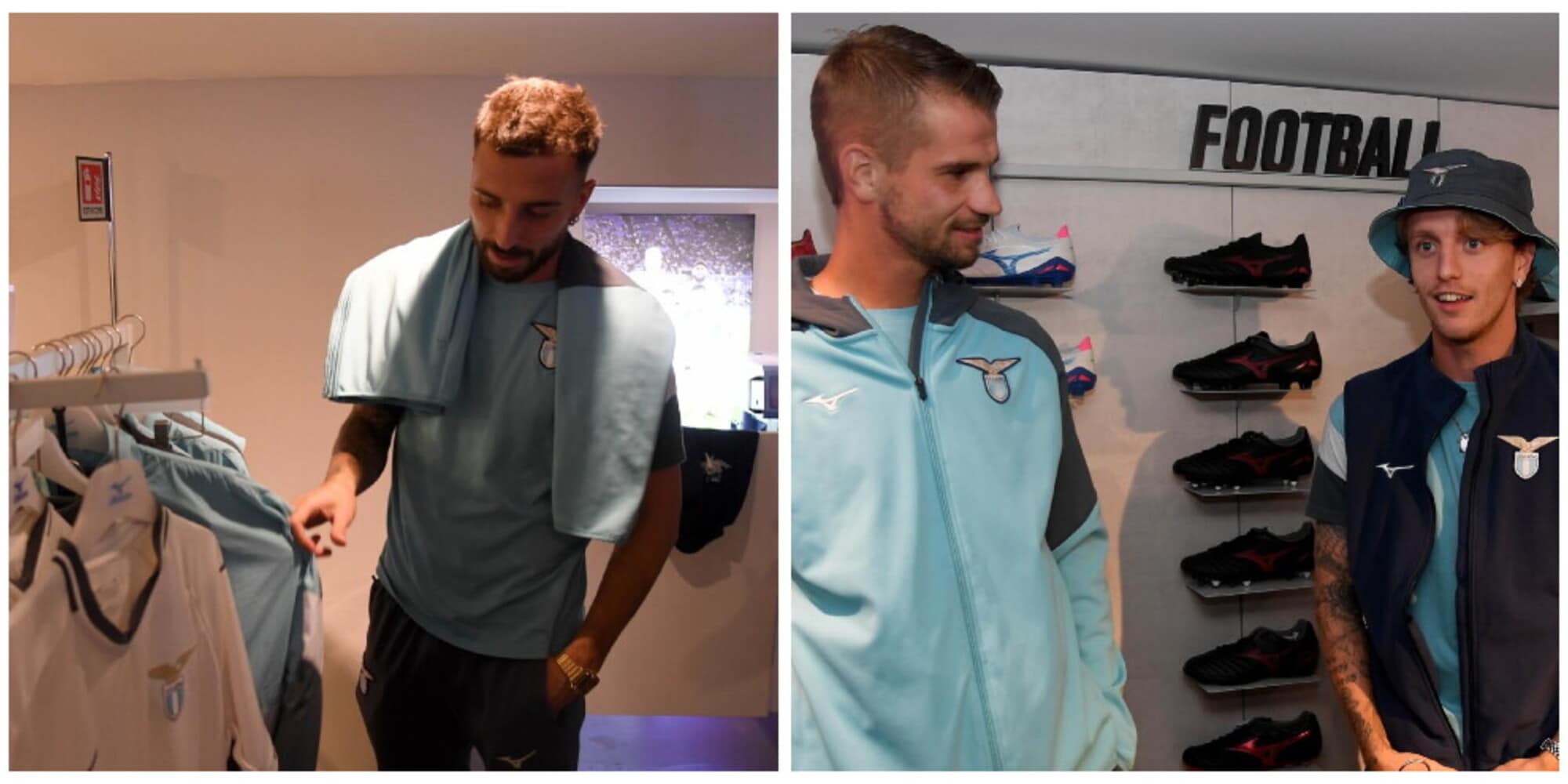 La Lazio nel nuovo centro Mizuno nel cuore di Roma: tutti i presenti