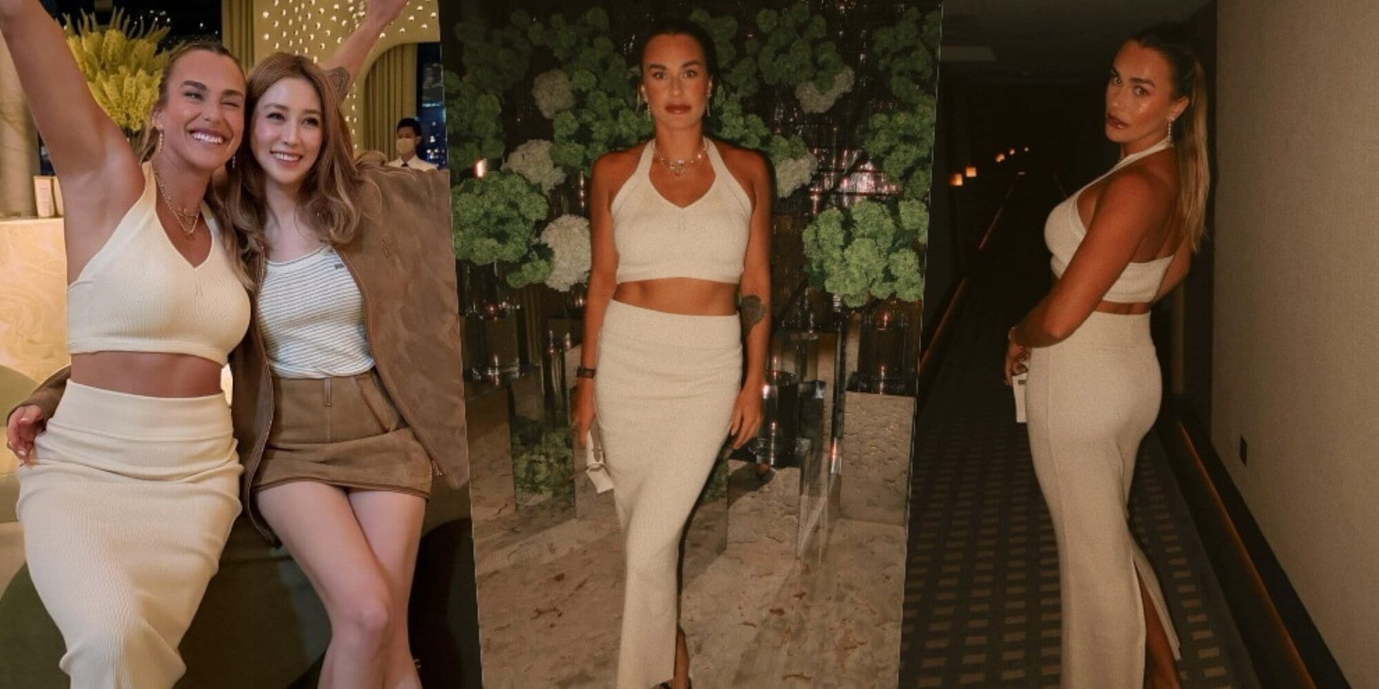 Sabalenka elegantissima: la serata chic a Hong Kong