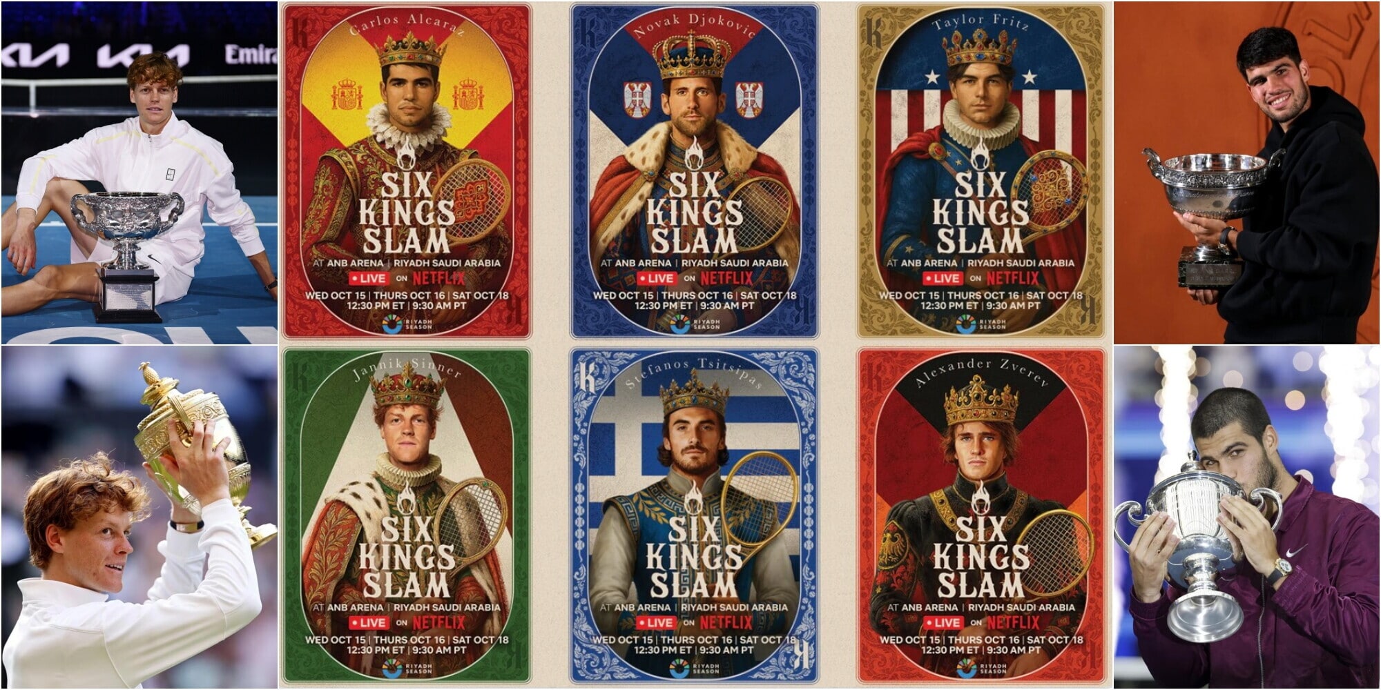 Six Kings Slam, il montepremi è più alto di tutti gli Slam: le cifre a confronto, il dato è pazzesco