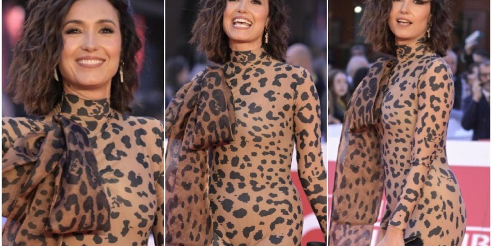 Caterina Balivo tigrata, l'outfit alla Festa del Cinema incanta tutti