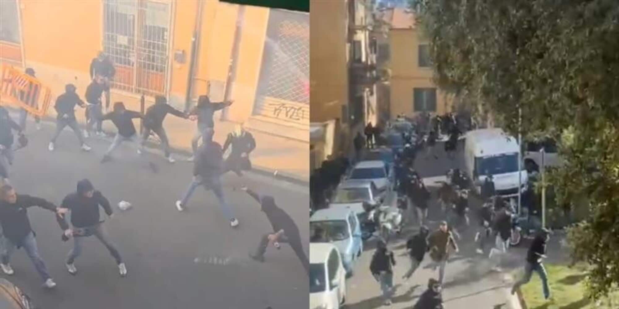 Scontro tra tifoserie prima di Pisa-Verona: ci sono feriti