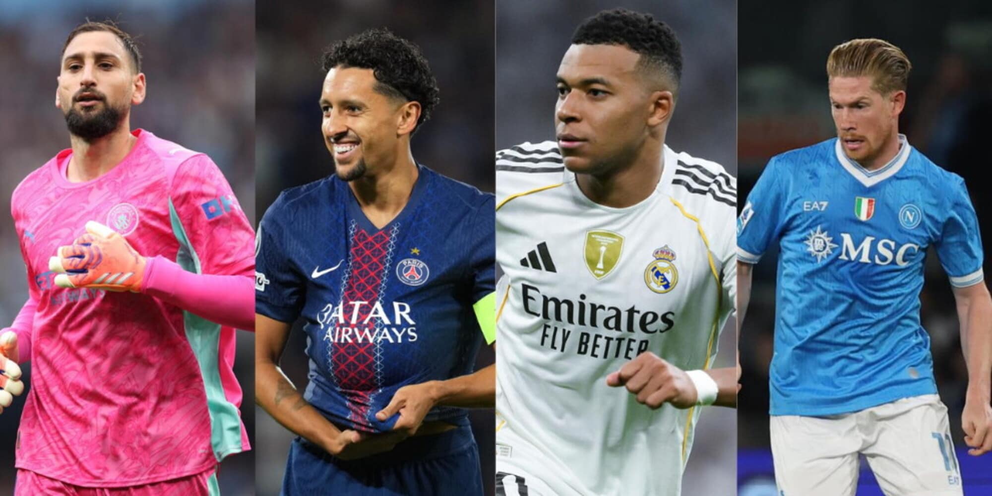 Donnarumma, Marquinhos, Mbappé, De Bruyne e non solo: la top 26 dei migliori giocatori scelti dai... calciatori