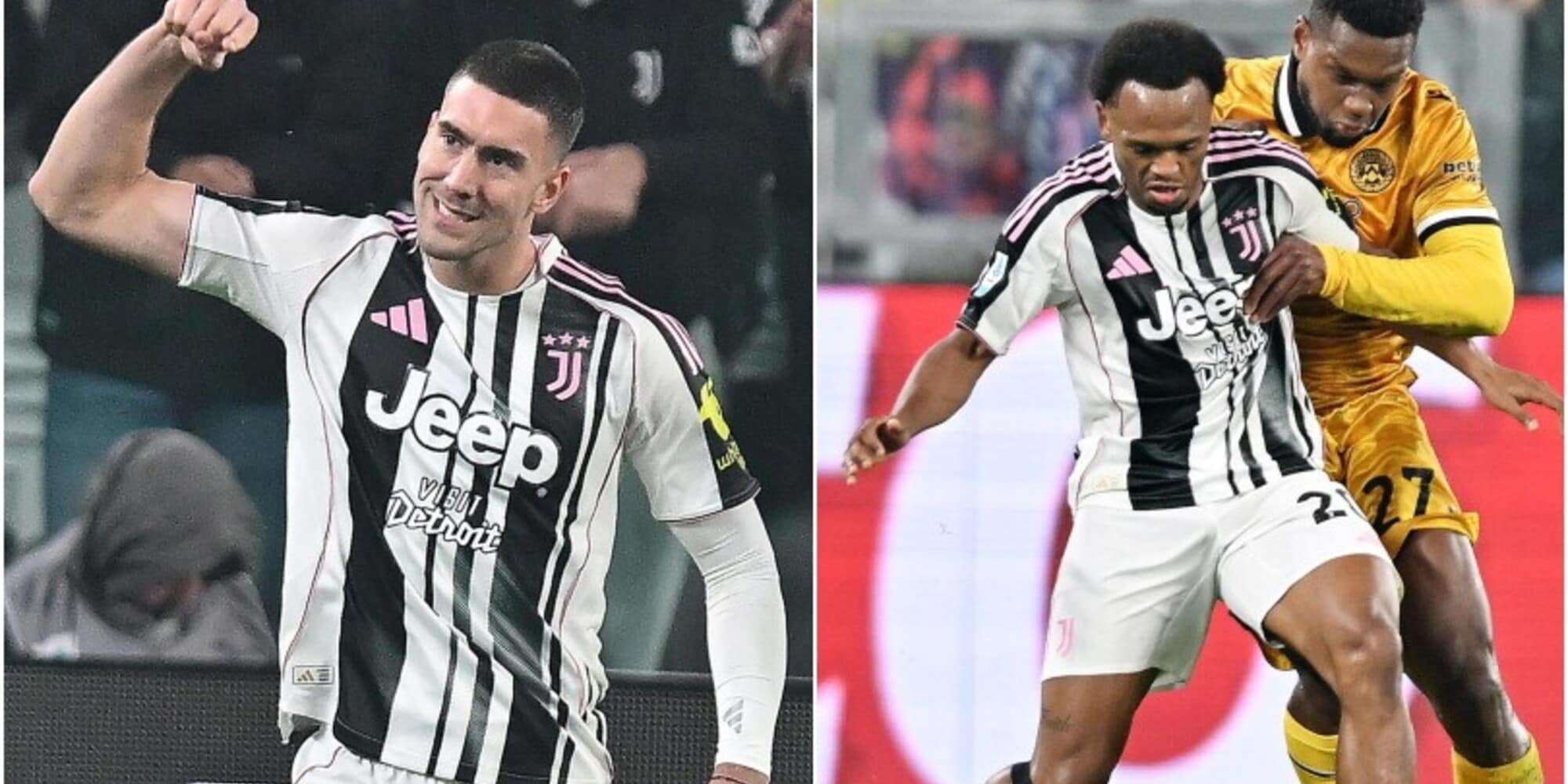 Juve-Udinese, le pagelle: carica Vlahovic, David da brividi