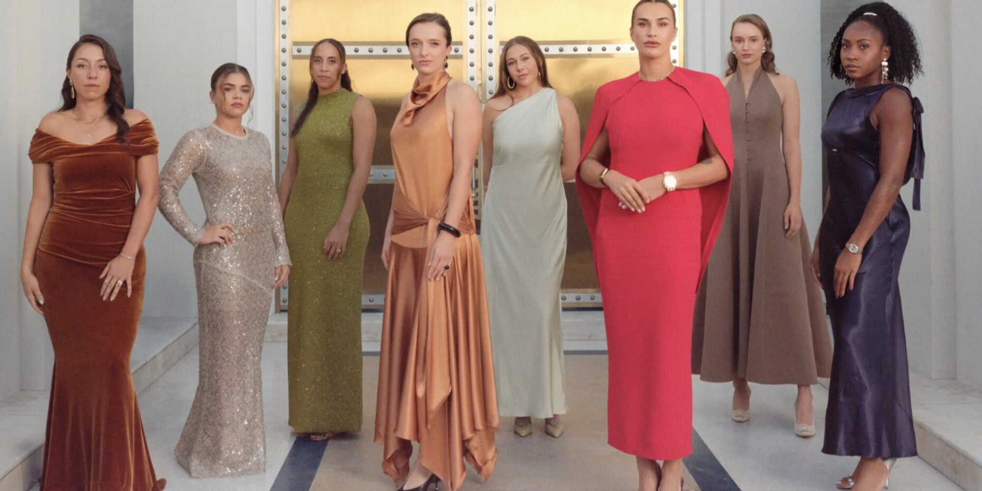 Wta Finals, le foto ufficiali delle otto tenniste partecipanti: ci sono anche Paolini e Errani