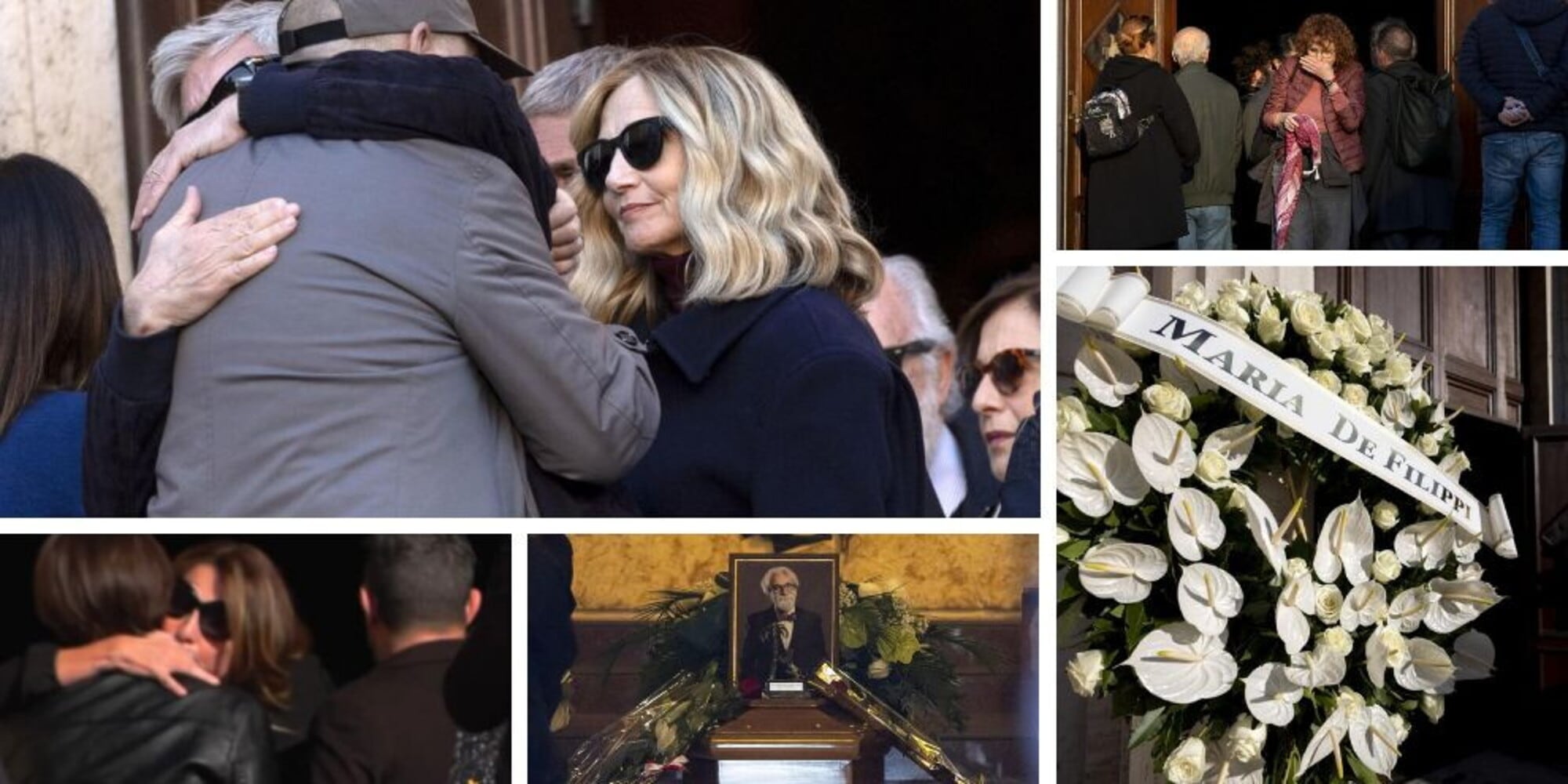 Funerale Peppe Vessicchio: da Lorella Cuccarini a Zerbi, chi c'era e il gesto di Maria De Filippi