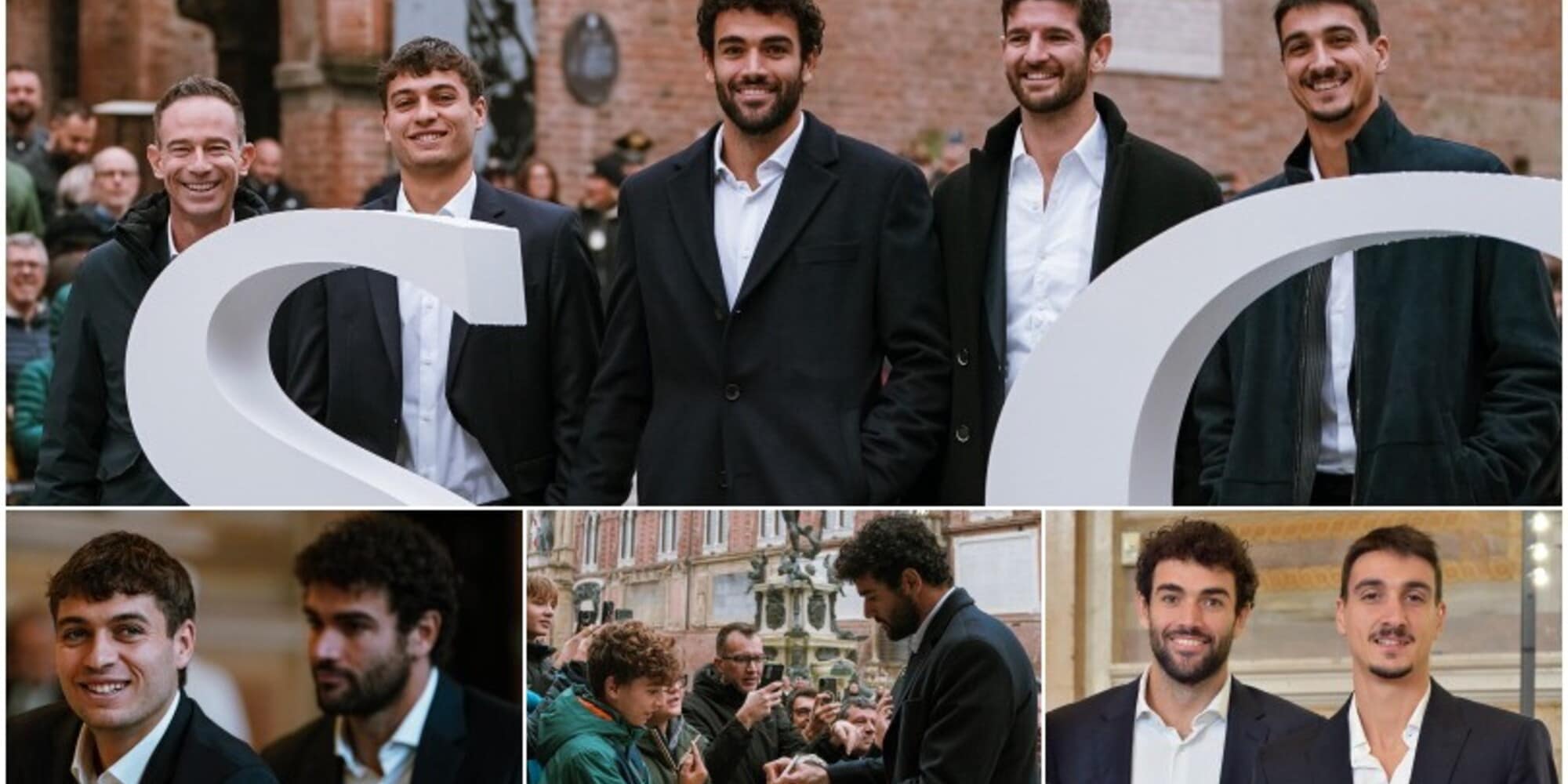 Coppa Davis, tutte le finaliste sono a Bologna: Berrettini e Cobolli i più applauditi