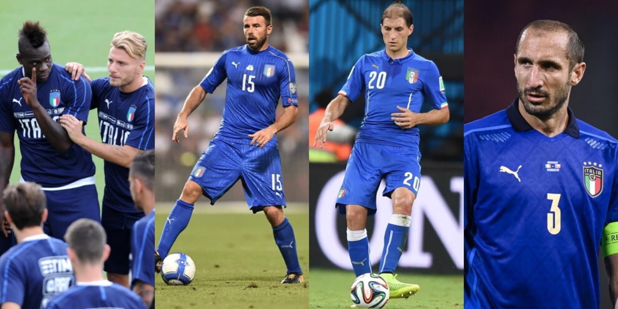 Da Balotelli a Barzagli e Chiellini: cosa fanno i calciatori dell'ultima Italia che ha giocato i Mondiali nel 2014