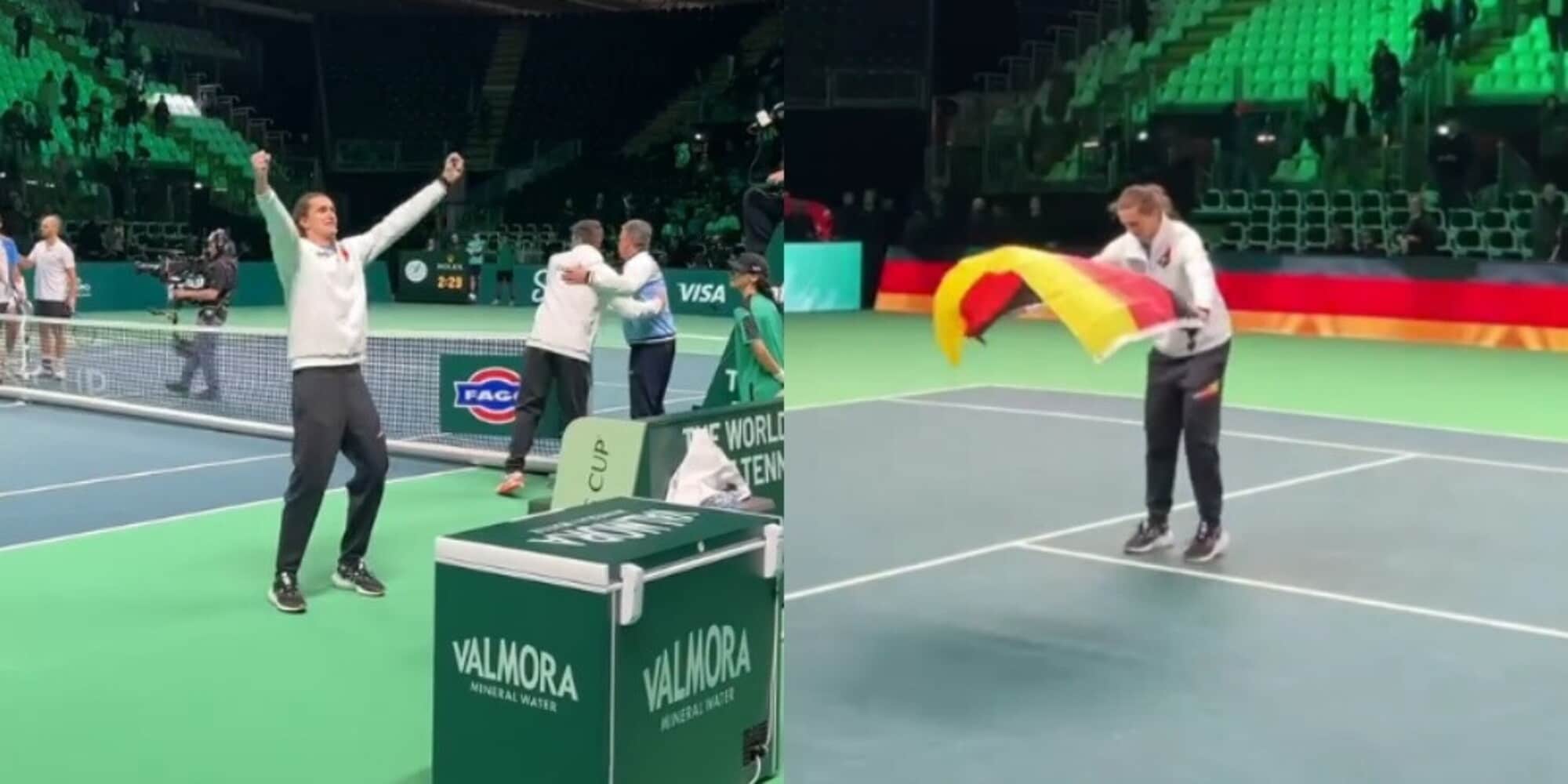 I due gesti di Zverev in Coppa Davis davanti ai tifosi che non sono passati inosservati 
