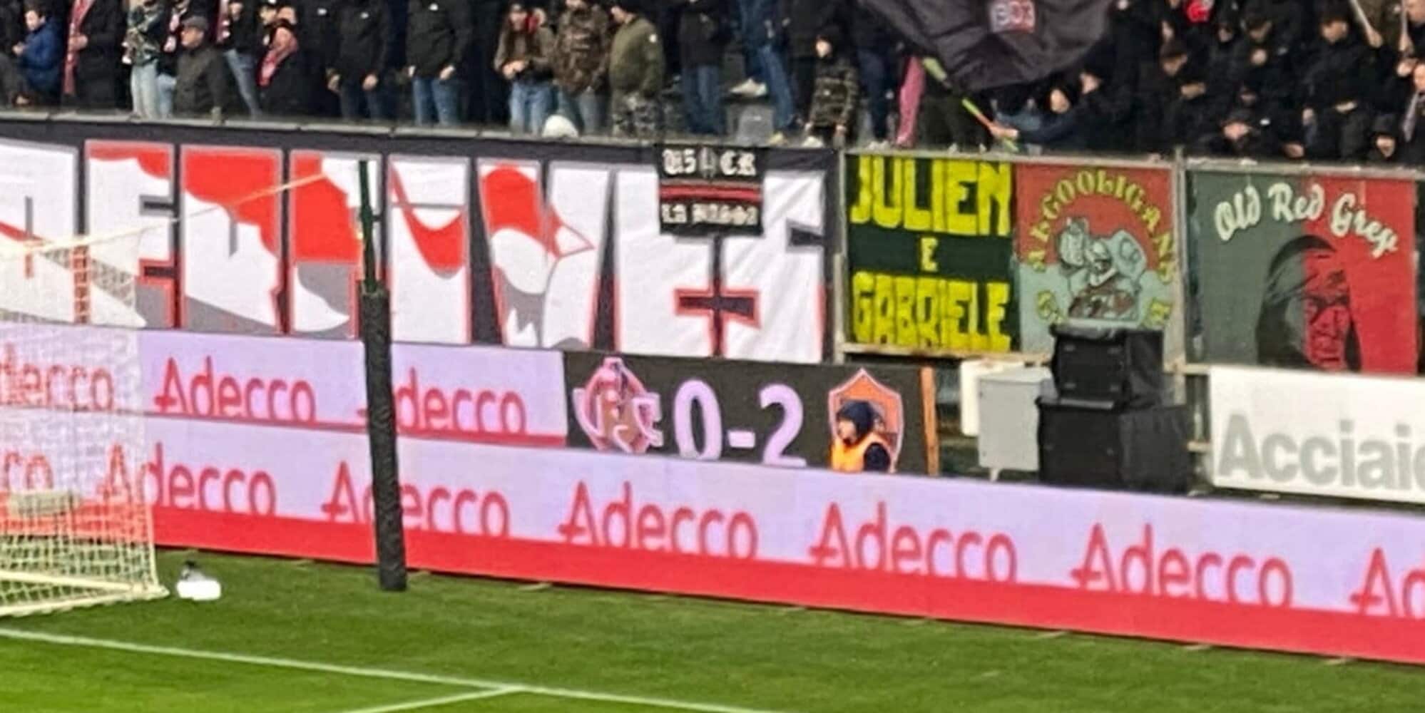 Assurdo allo Zini: il tabellone sbaglia il risultato e i tifosi esultano ma...