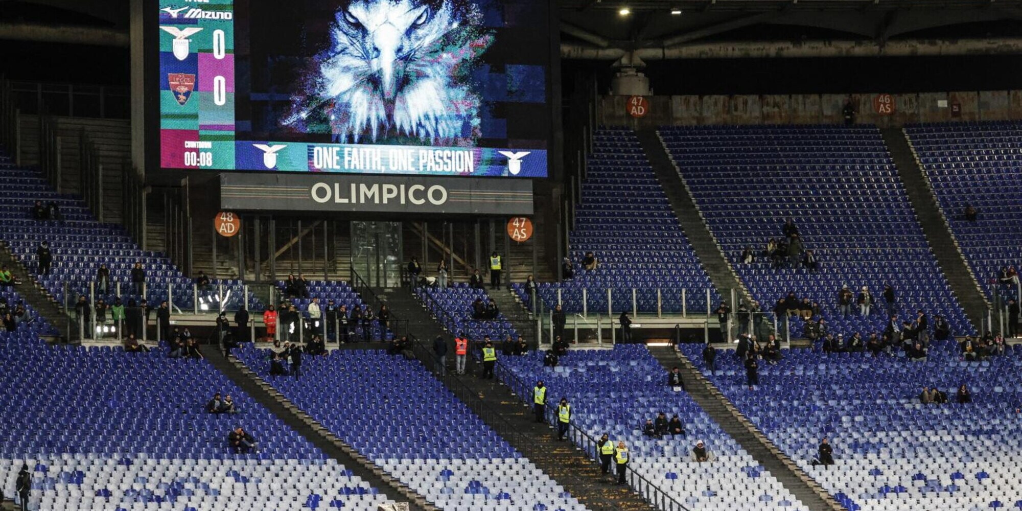 Lazio-Lecce, la protesta dei tifosi: Curva Nord deserta