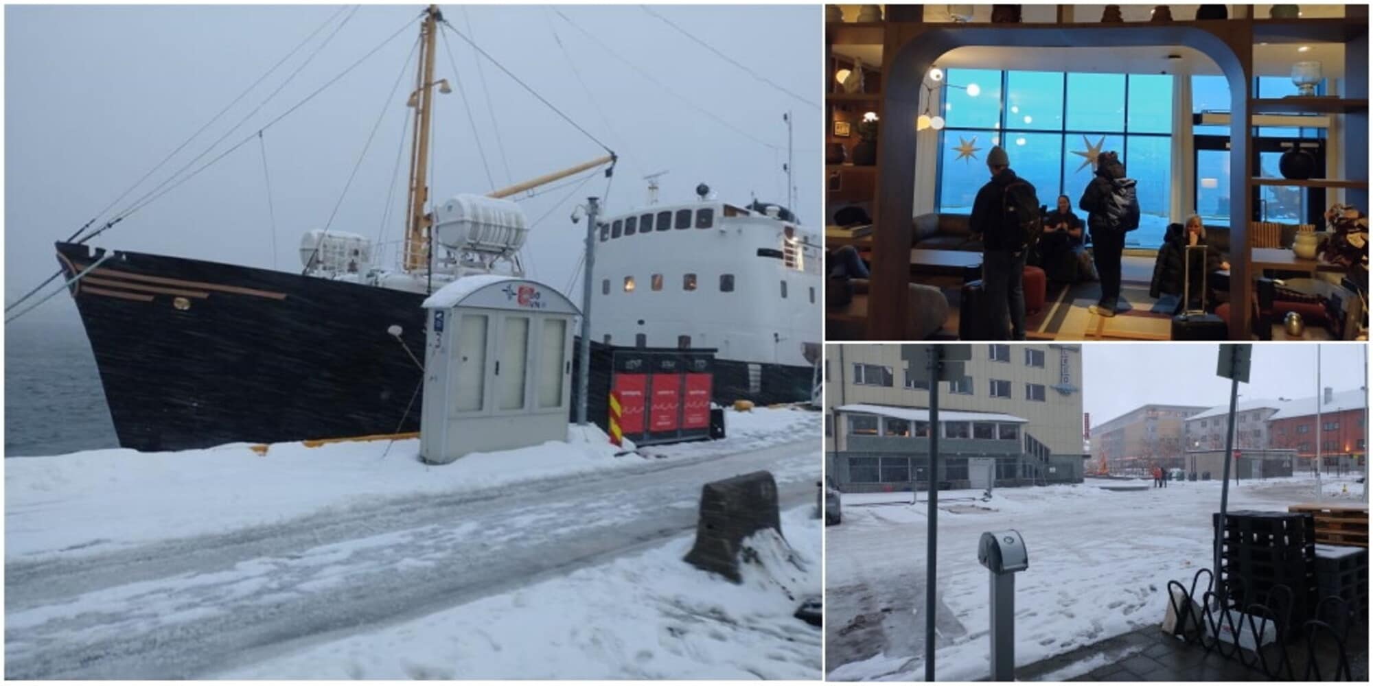 Il gelo artico fuori, la Juve chiusa in hotel: le immagini della bufera di neve in Norvegia