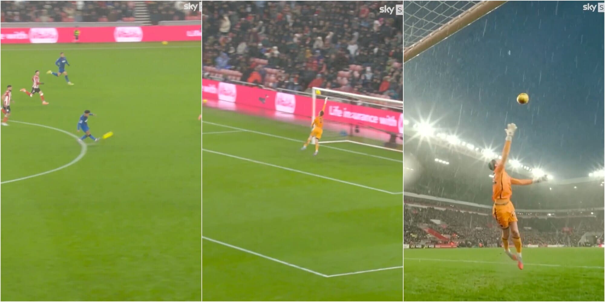 Premier League, l'incredibile gol da centrocampo fa impazzire i tifosi ma non serve