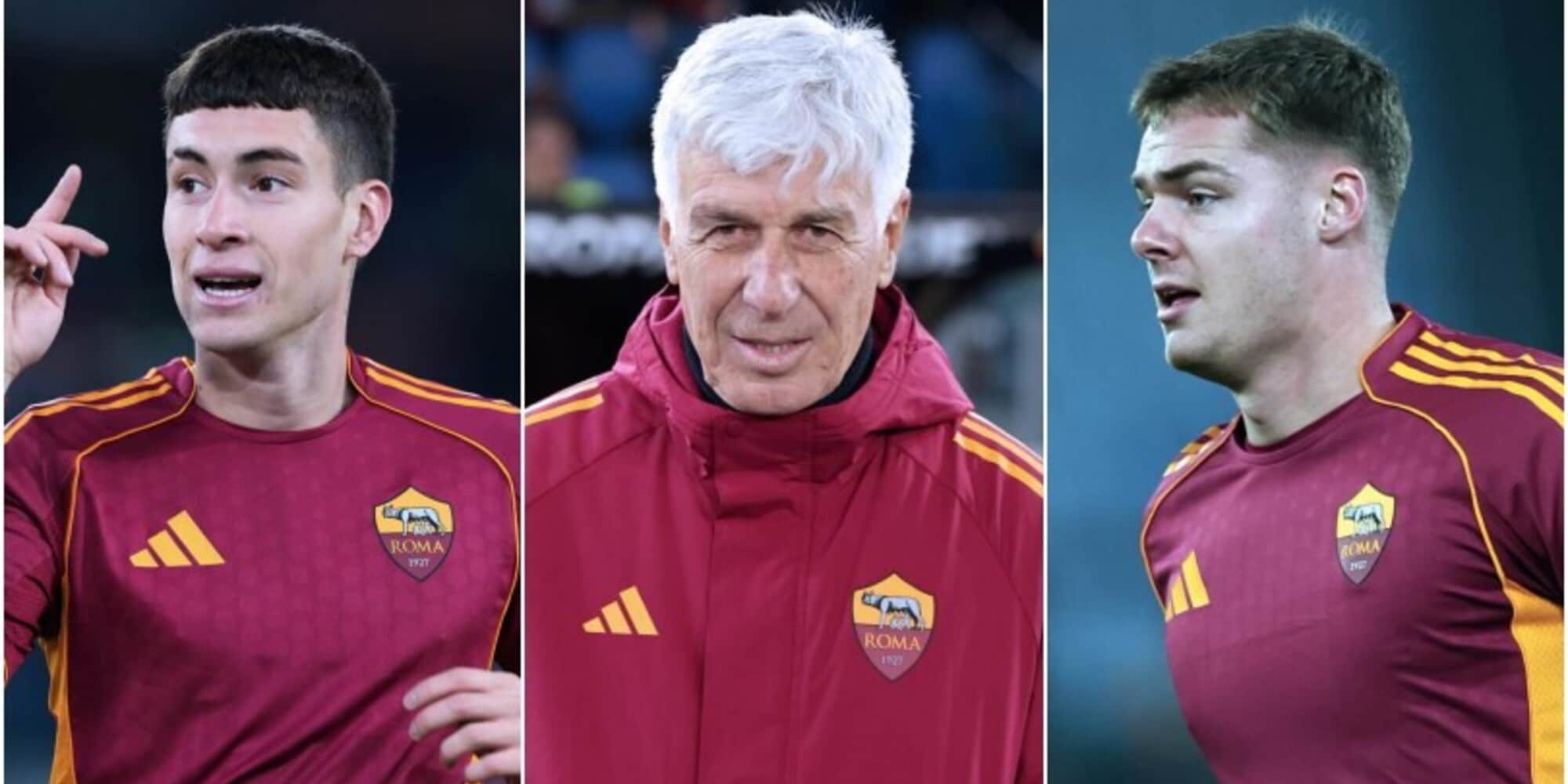 Roma, la formazione ufficiale di Gasperini contro il Napoli