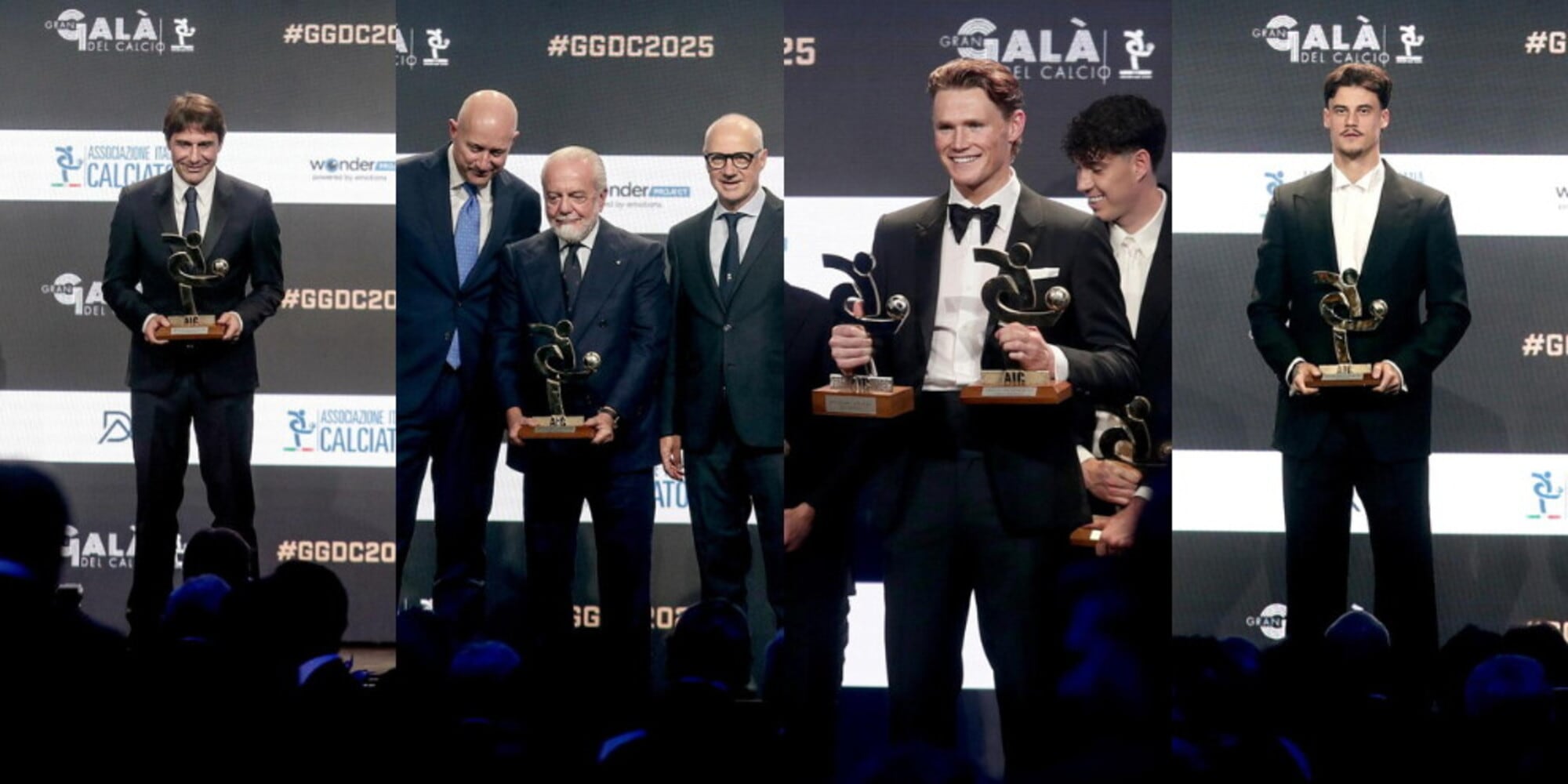 Gran Galà del Calcio, tutti i premi: Napoli protagonista, riconoscimenti alla carriera per Bonucci e Chiellini