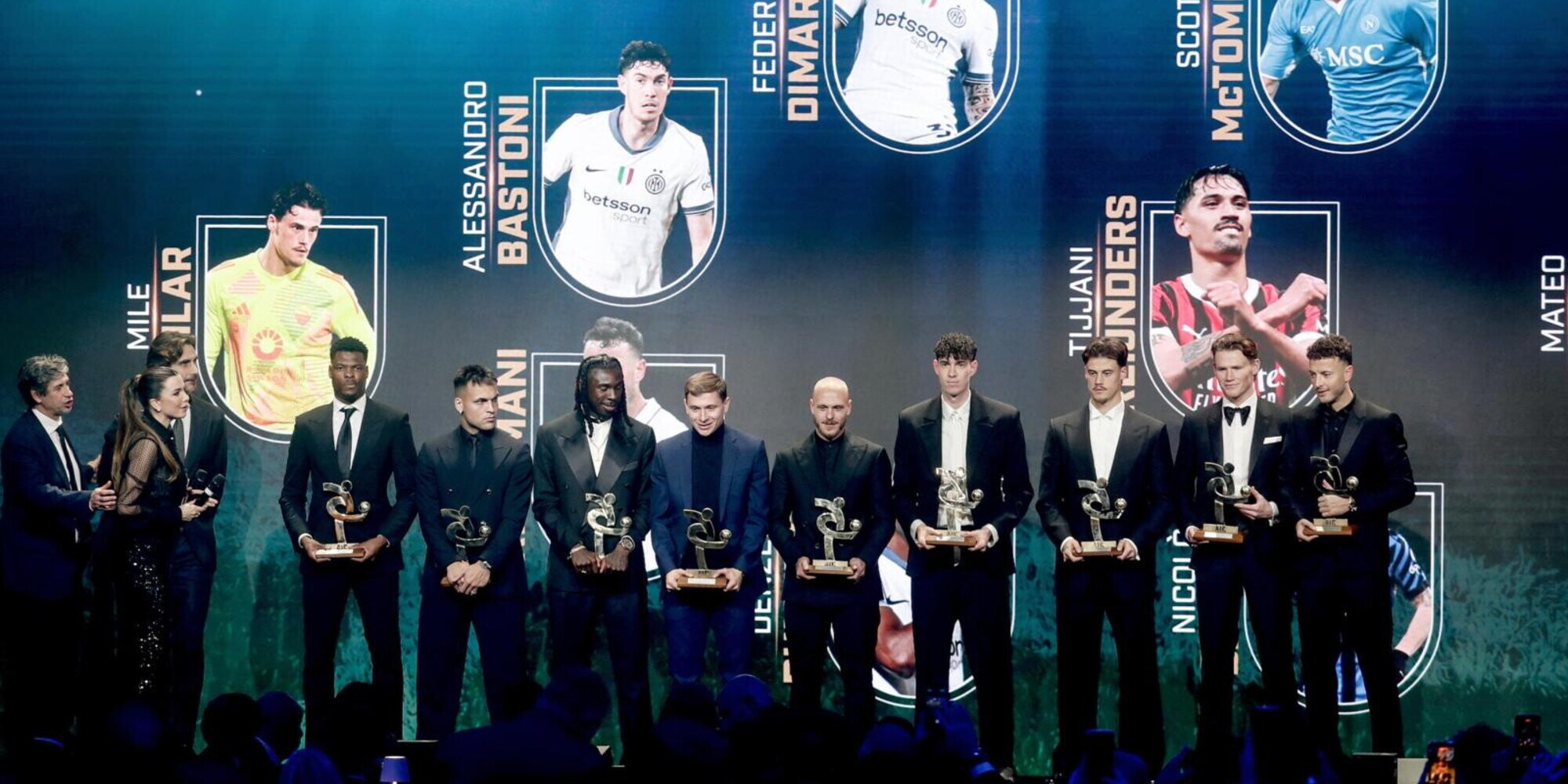 Gran Galà del Calcio, la top 11 della Serie A 2024-25: tutti i vincitori ruolo per ruolo