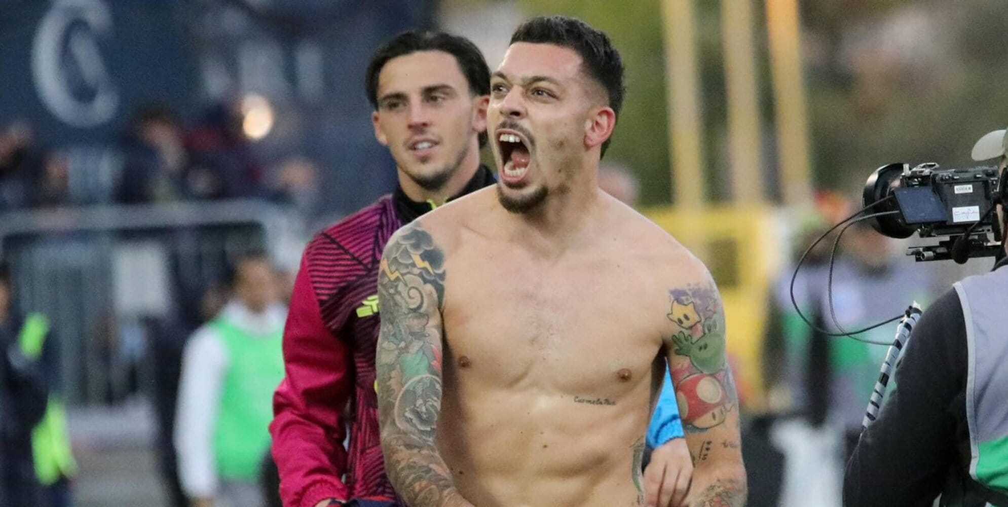 La Roma cade a Cagliari: Celik espulso, decide un gol di Gaetano