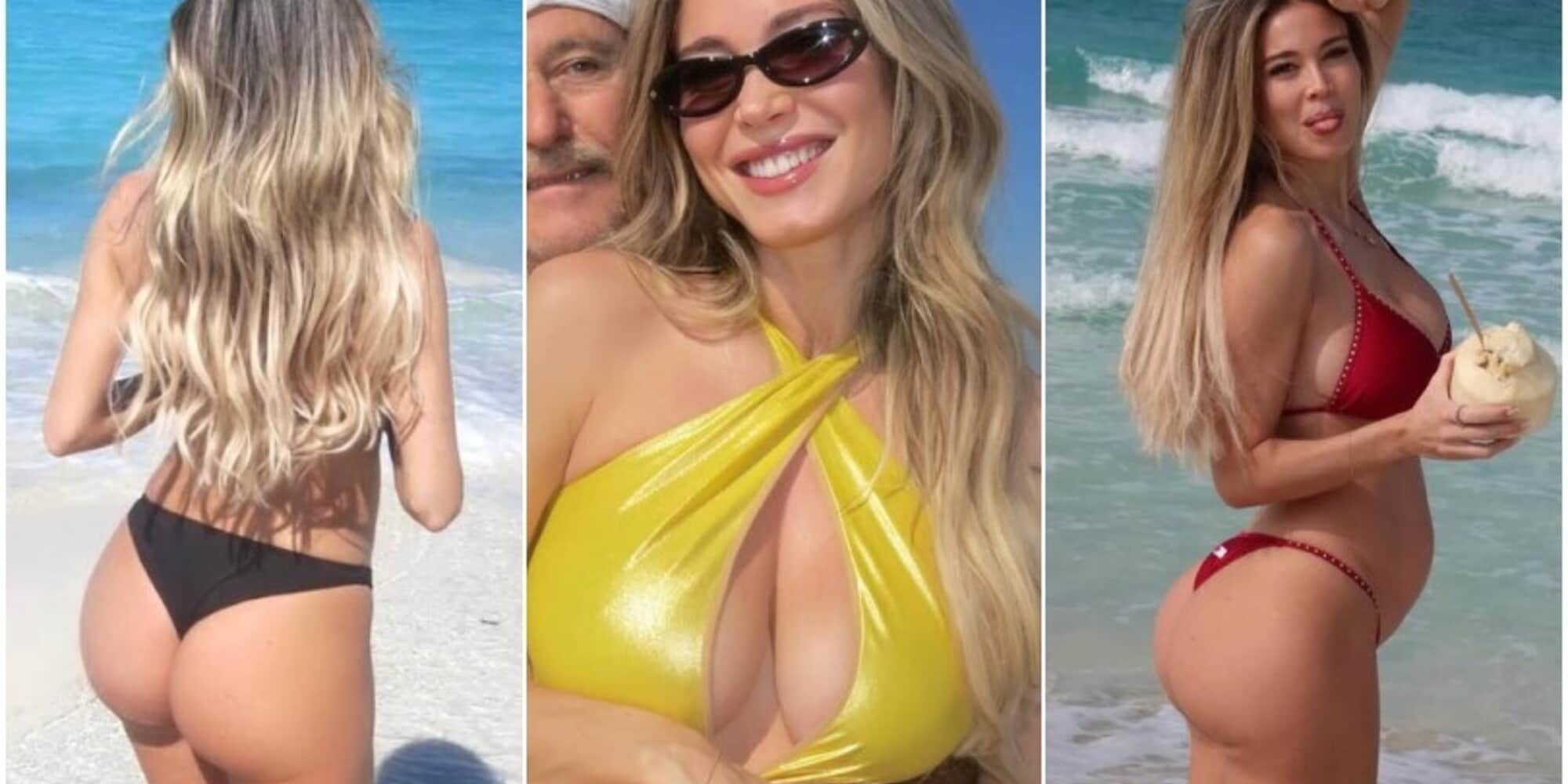 Diletta Leotta, sexy Natale al mare: le foto in bikini accendono le feste sui social