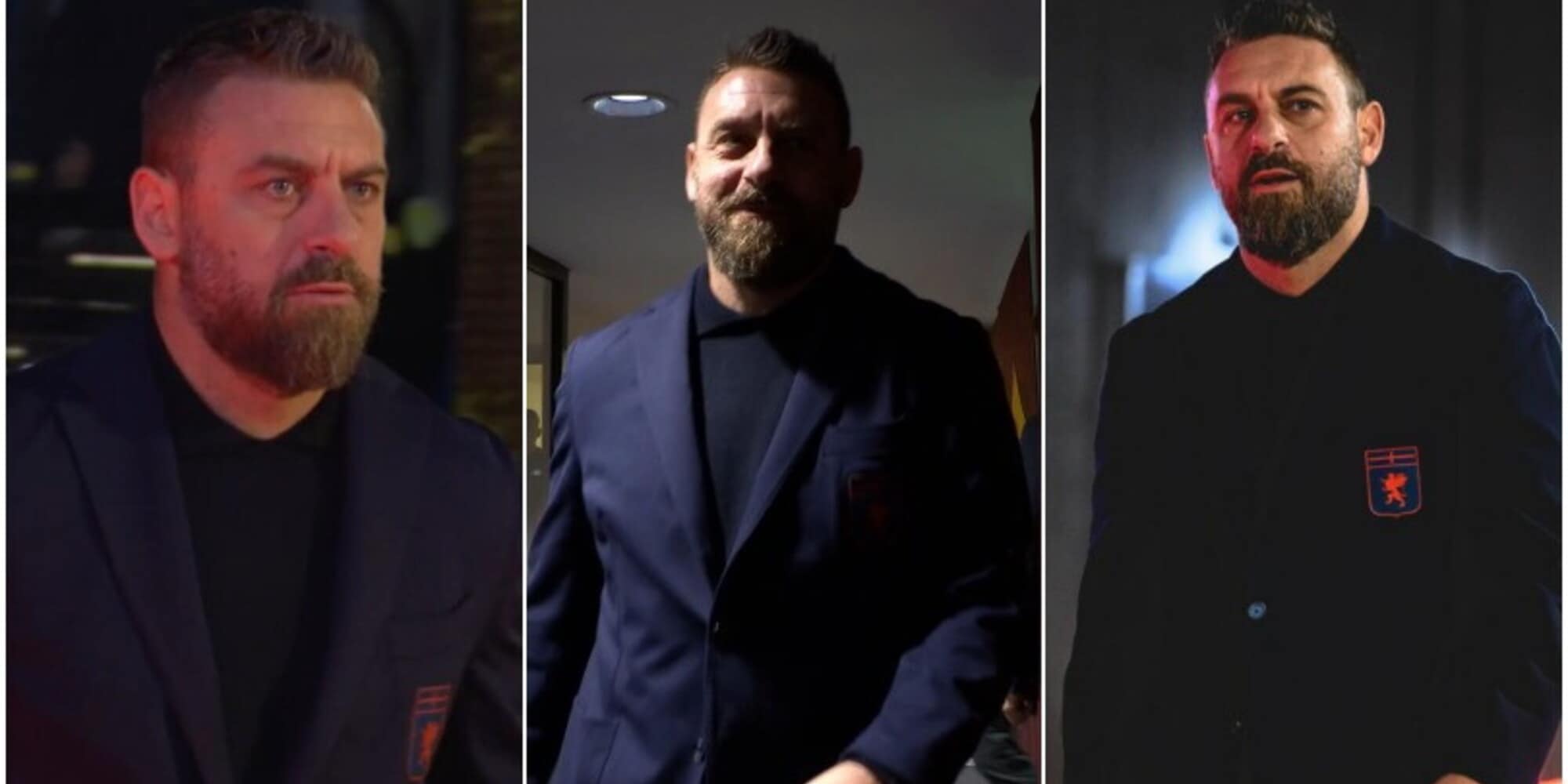 Daniele De Rossi arriva all'Olimpico prima di Roma-Genoa: le foto nel tunnel