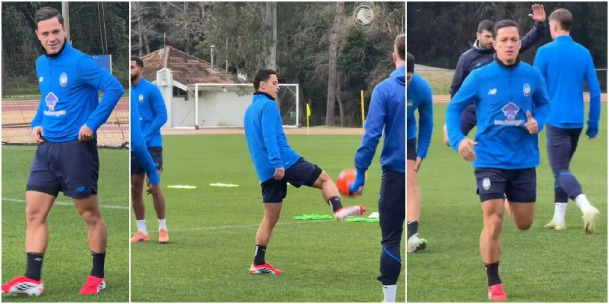 Raspadori si allena con l'Atalanta: le immagini del nuovo acquisto a Zingonia