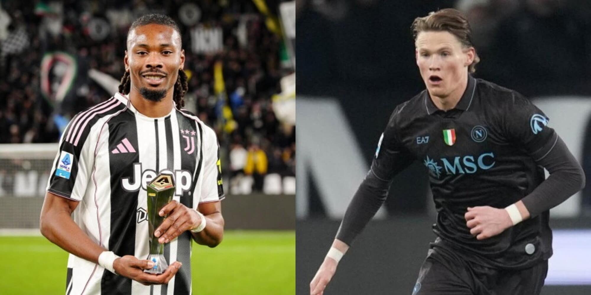 Pagelle Juve-Napoli: ecco tutti i voti. Thuram dominante, male McTominay