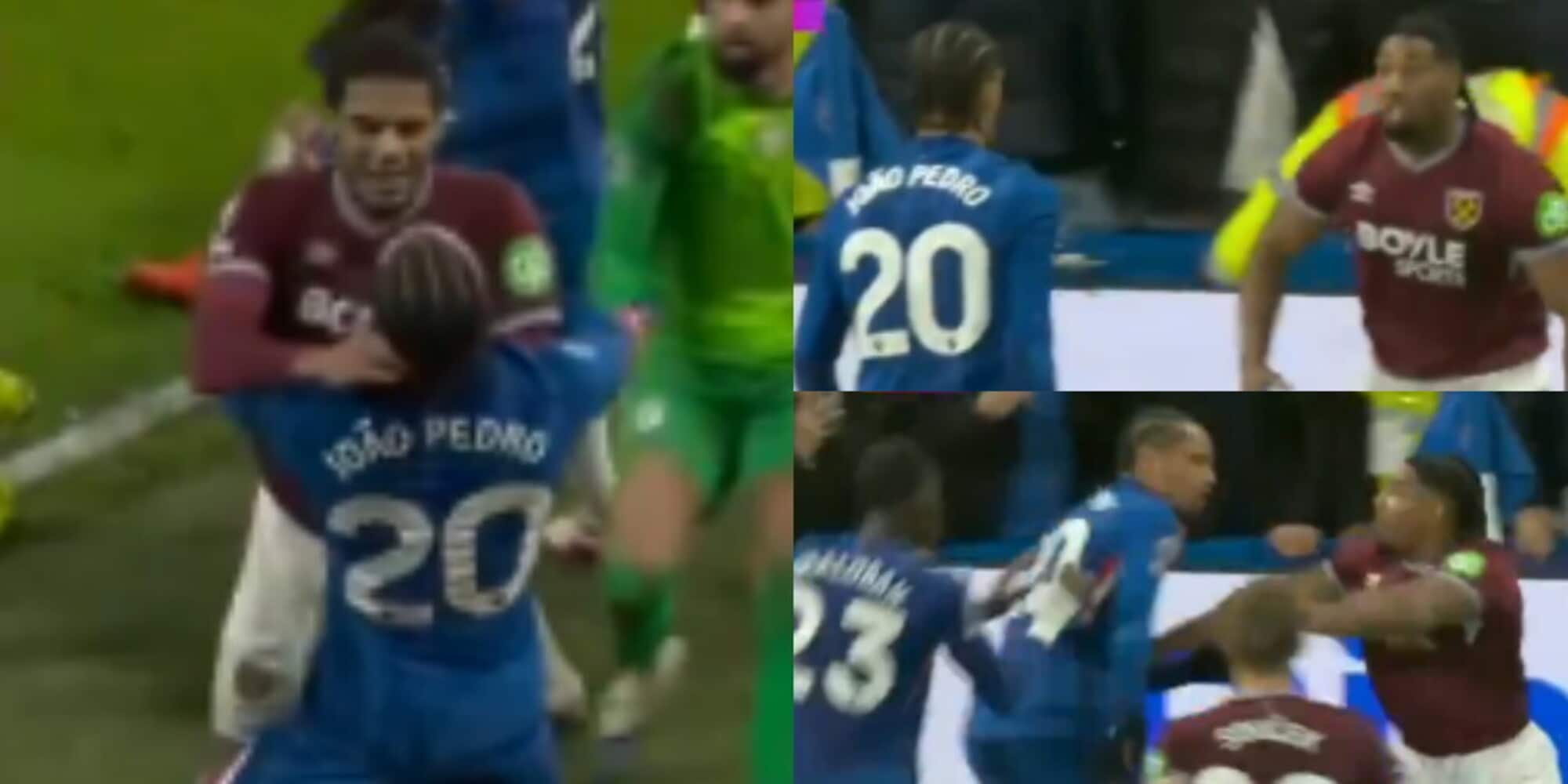 Follia in Premier: rissa clamorosa tra Chelsea e West Ham! Traoré e Tobido perdono la testa, le foto