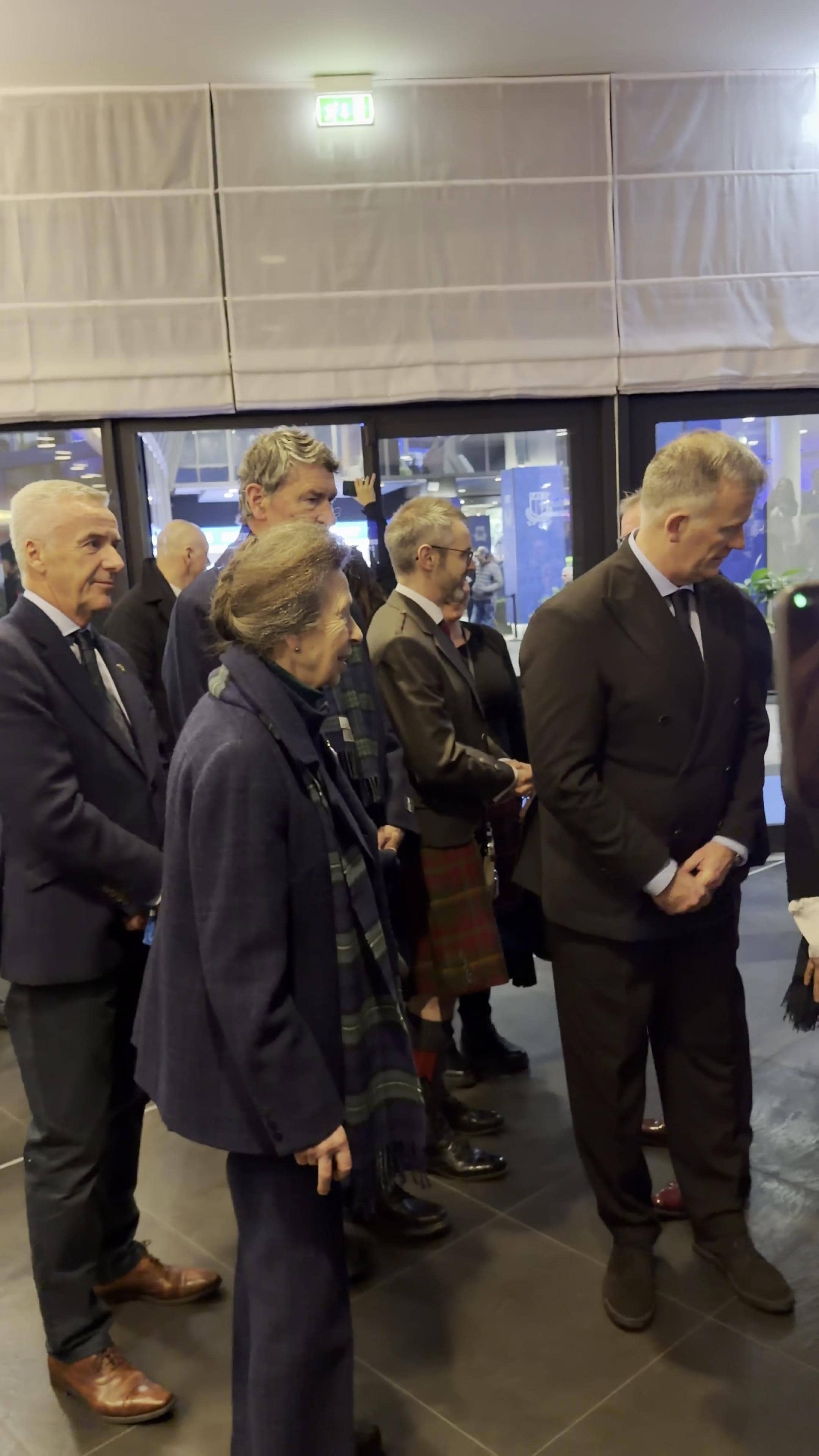 Sei Nazioni, la principessa Anna all'Olimpico per assistere a Italia-Scozia