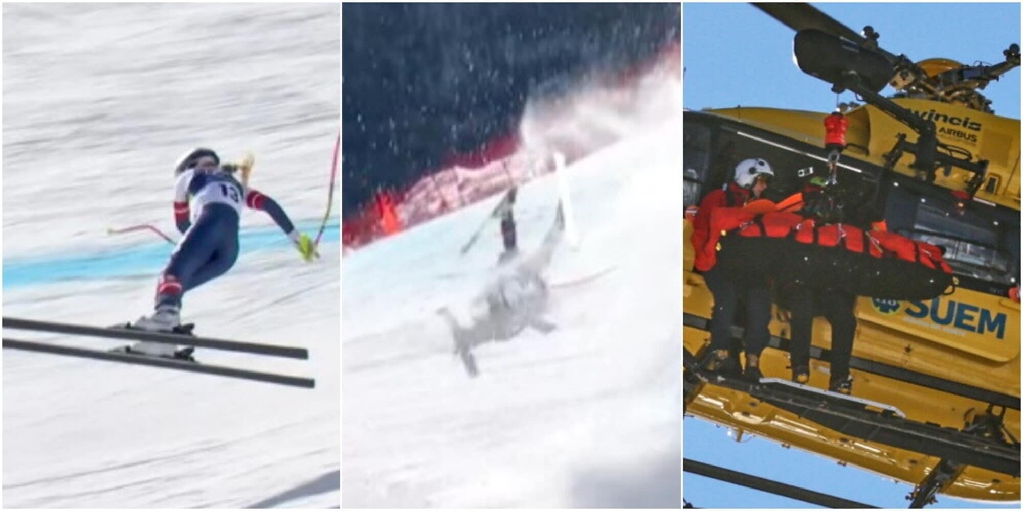 Lindsey Vonn shock a Milano-Cortina: lo spaventoso volo durante la discesa olimpica