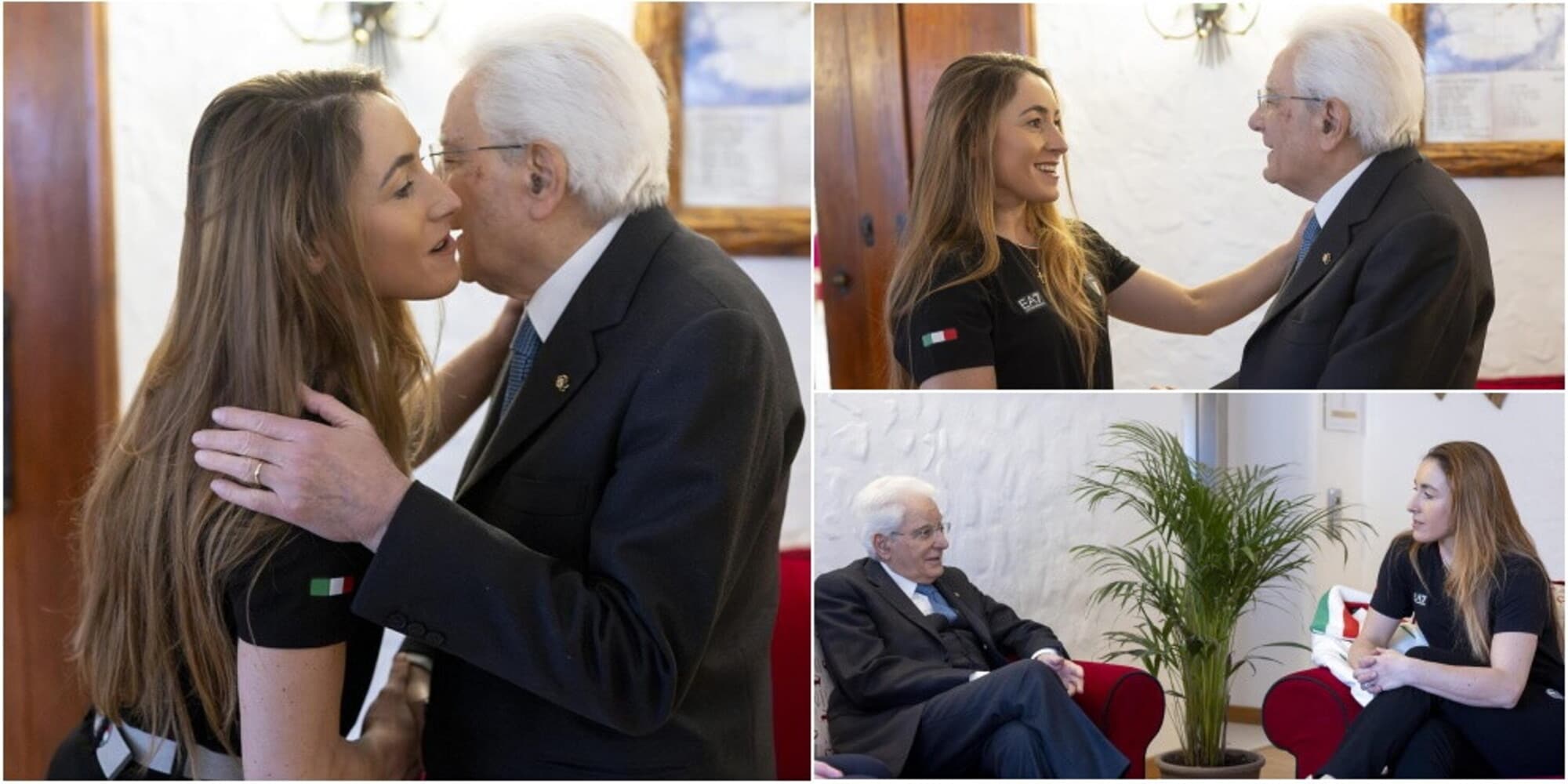 Mattarella incontra Sofia Goggia a Cortina: complimenti speciali all'azzurra per la terza medaglia olimpica
