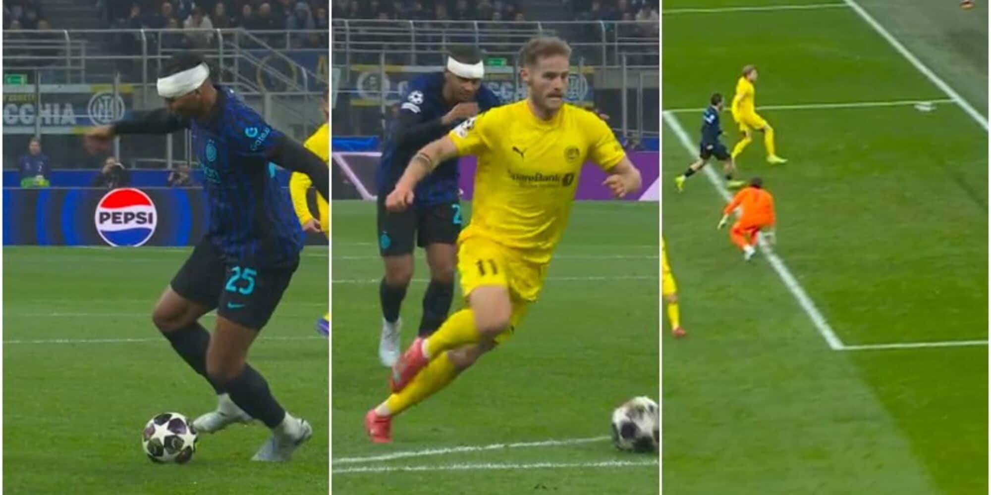 Akanji perde palla e spalanca la strada al gol di Hauge: l'incredibile errore in Inter-Bodo