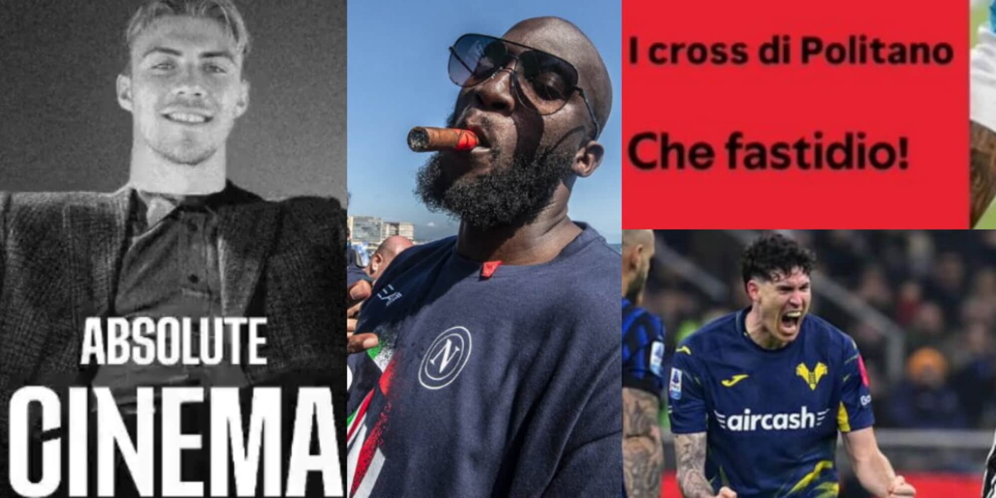 Politano in versione Sanremo, Lukaku è tornato: il Napoli vince allo scadere e scatena meme e ironie