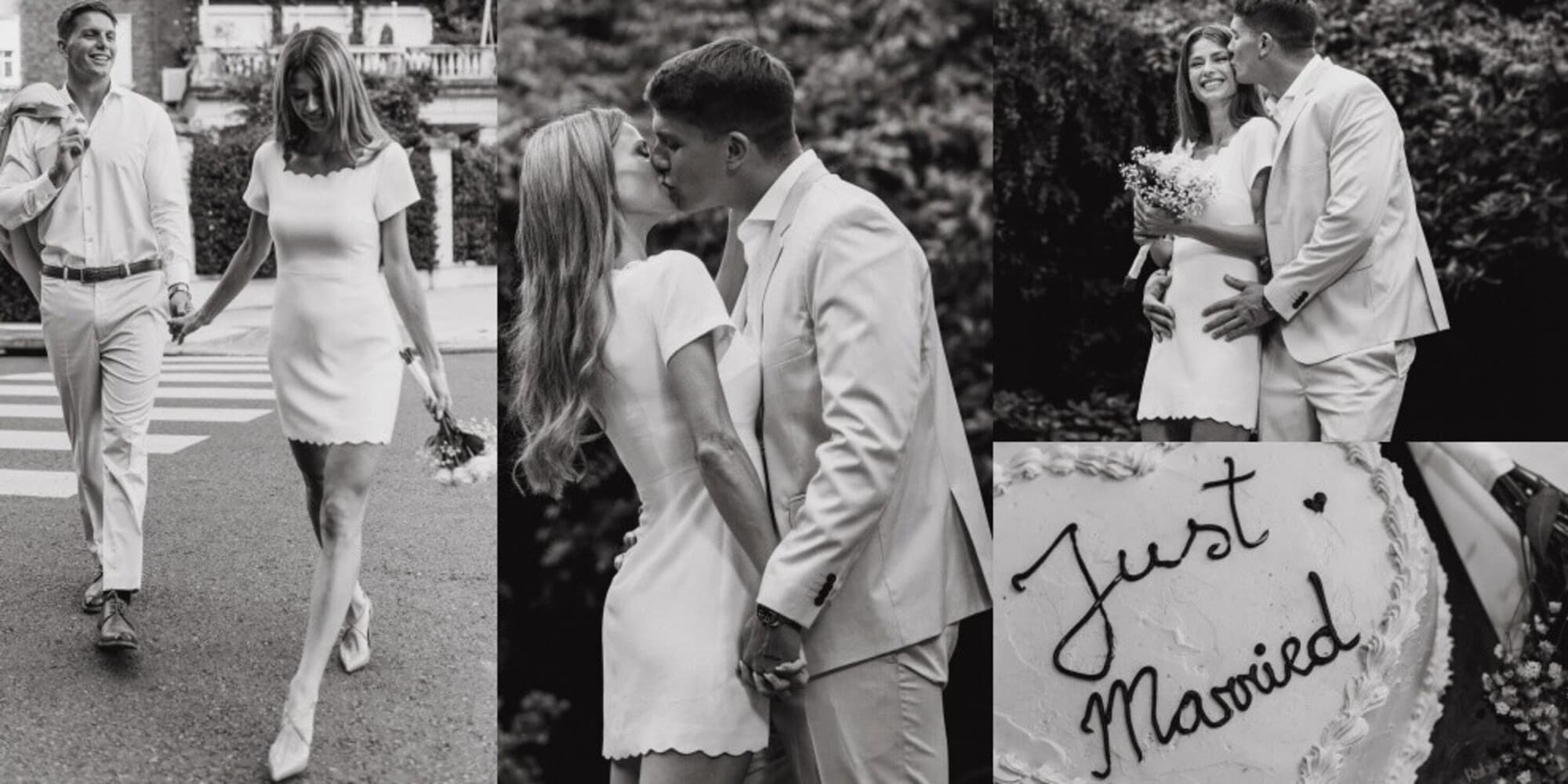 Camila Giorgi ha sposato il suo Andres: le dolci foto del matrimonio con il pancione