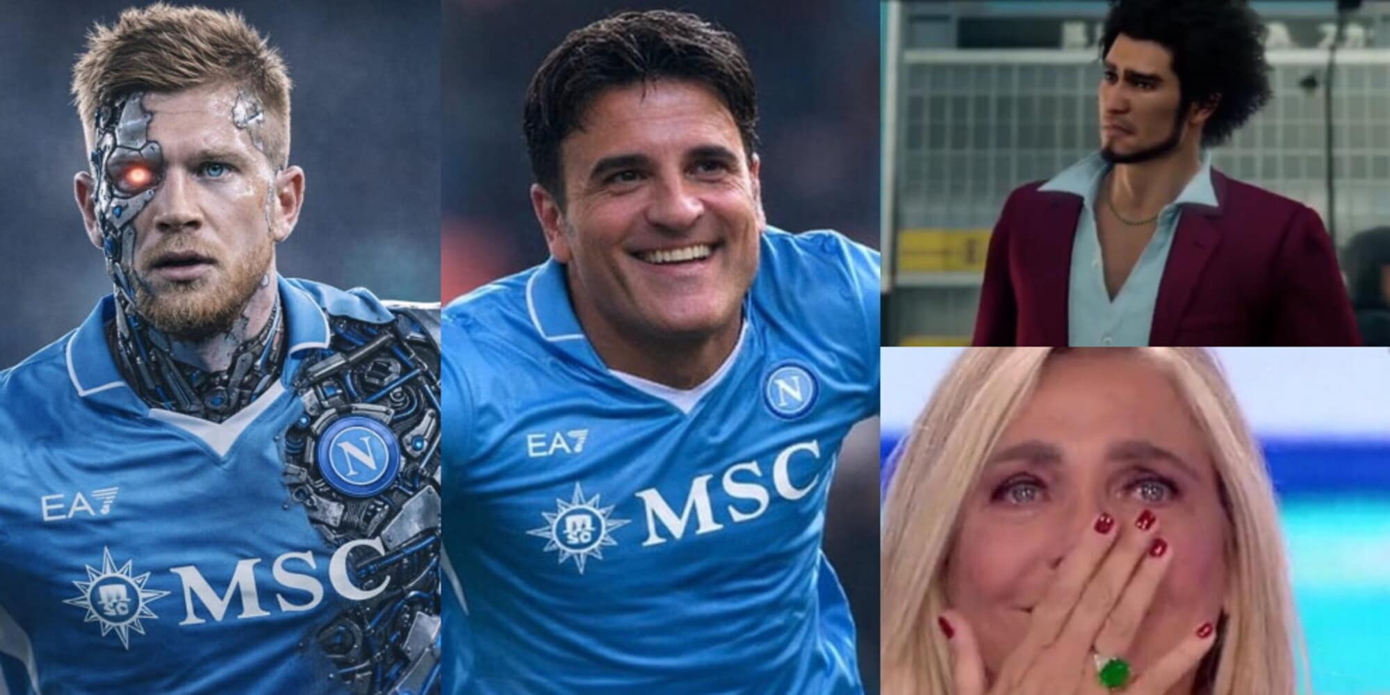 Sal Da Vinci porta fortuna, il Napoli ritrova De Bruyne e Anguissa: social scatenati con meme e ironie