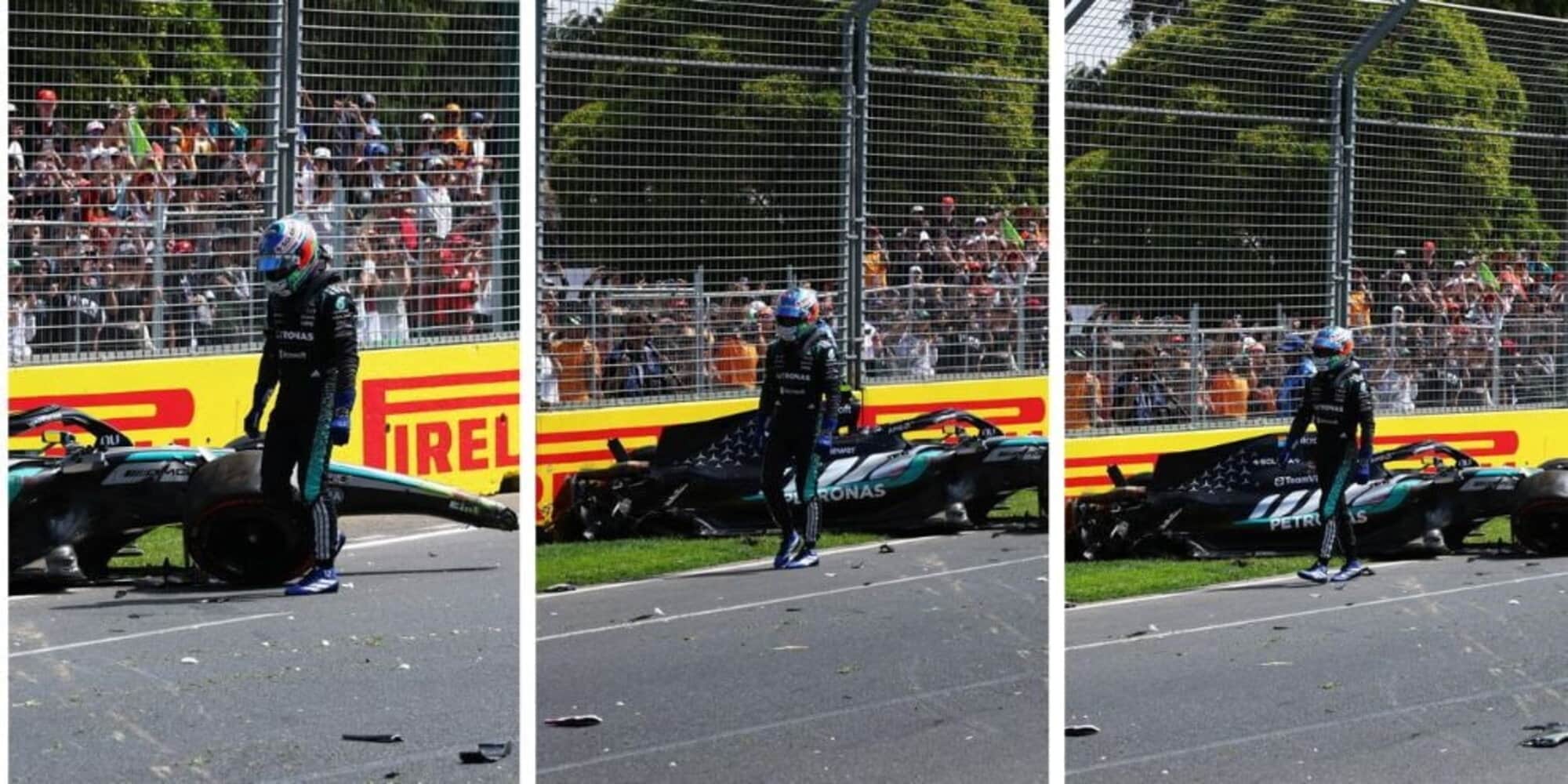 Paura per Antonelli: va a sbattere, lui sta bene ma la macchina è distrutta