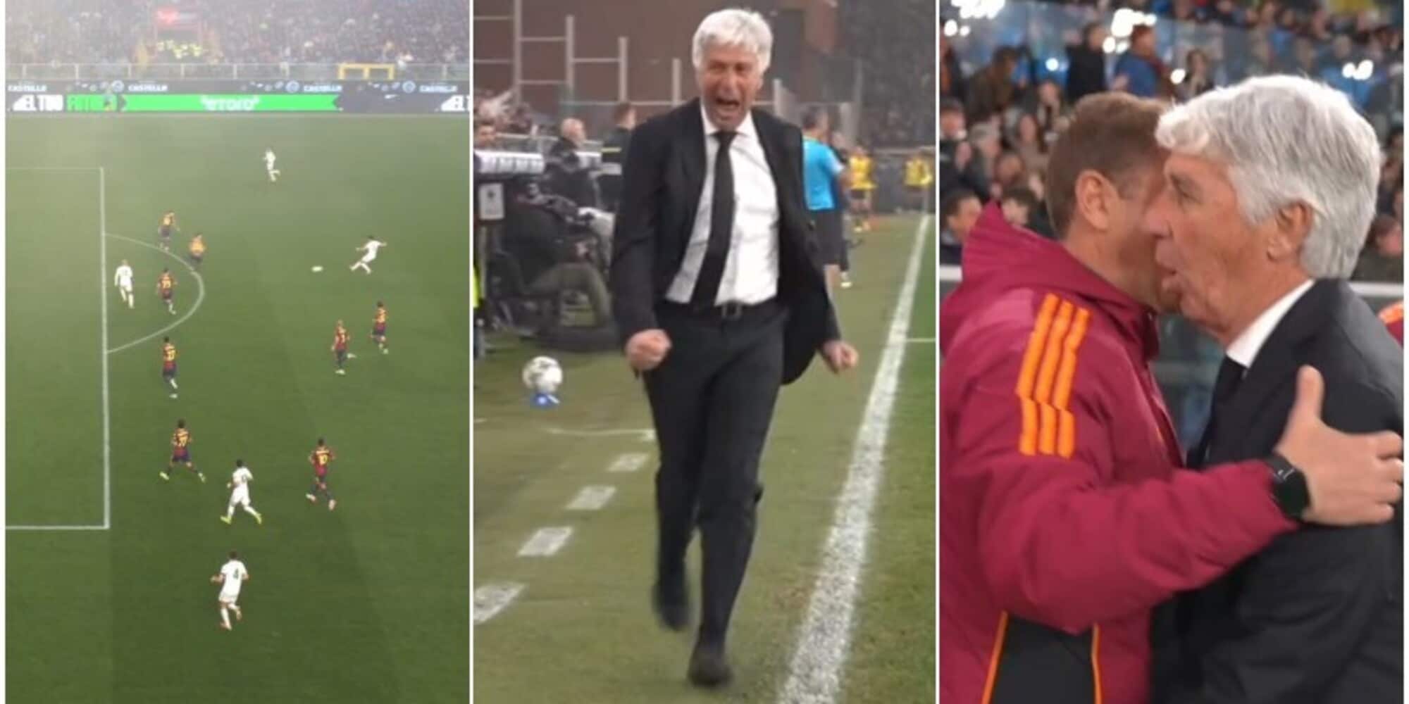 Doccia fredda per Gasperini: prima esulta per il gol di Malen, poi gli dicono che è in fuorigioco