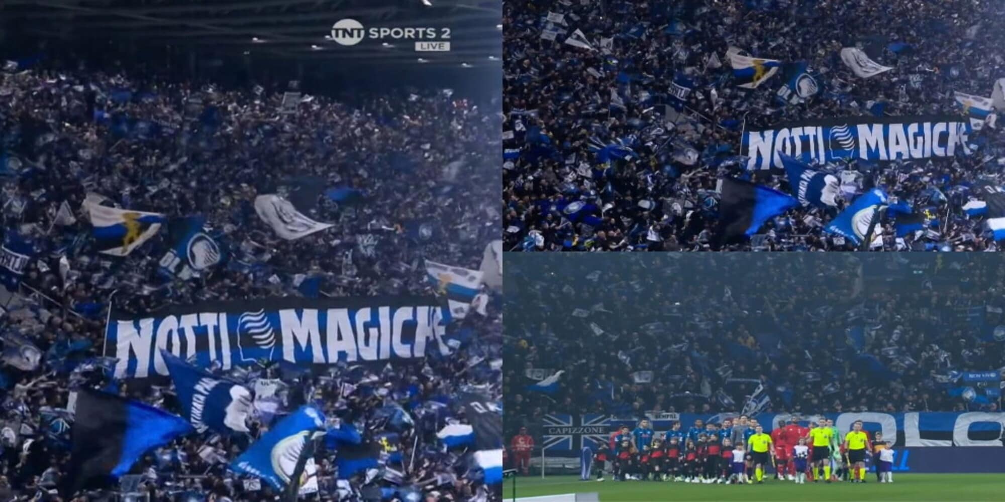 Spettacolo Atalanta in Champions: lo stadio di Bergamo è per le "notti magiche"