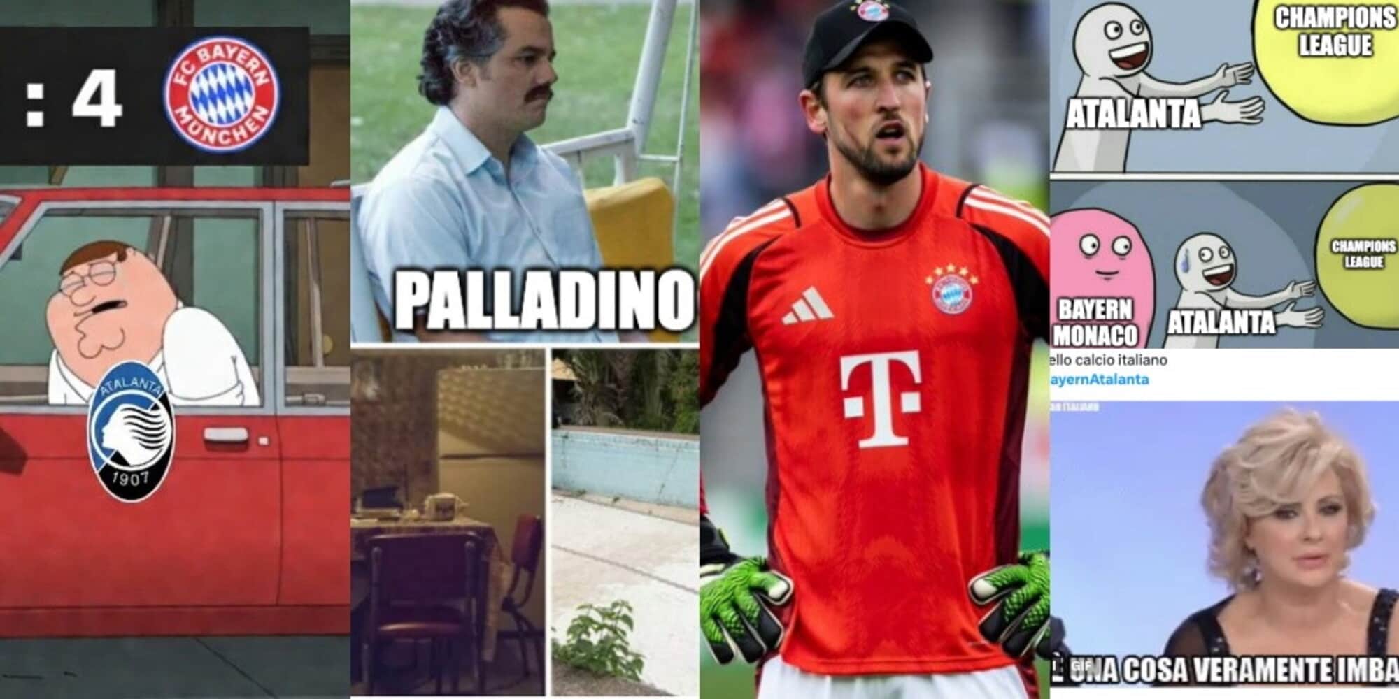 Atalanta asfaltata dal Bayern Monaco e Harry Kane: ironie spietate per l'eliminazione dalla Champions