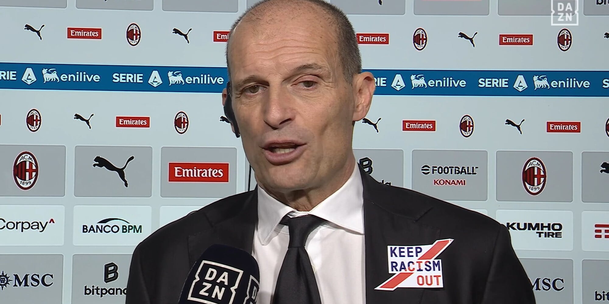 Allegri: "Conte guarda avanti? Noi guardiamo dietro. Sul rigore per il Torino..."