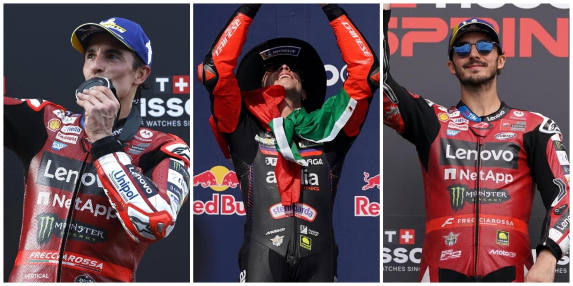 MotoGP, la classifica aggiornata dopo il Gp degli Stati Uniti: Bezzecchi sempre più leader, Marquez sprofonda