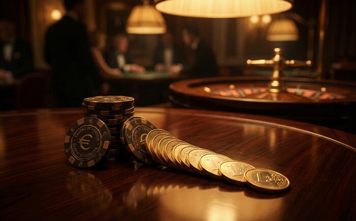 Bonus cashback casino con fiches e monete d'oro di ritorno