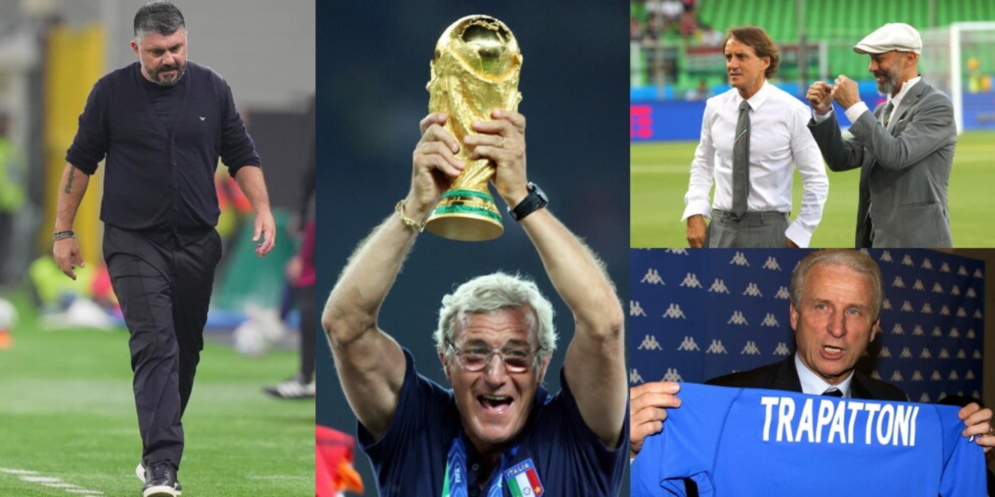 Da Trapattoni e Lippi fino a Gattuso: gli ultimi 10 allenatori dell'Italia