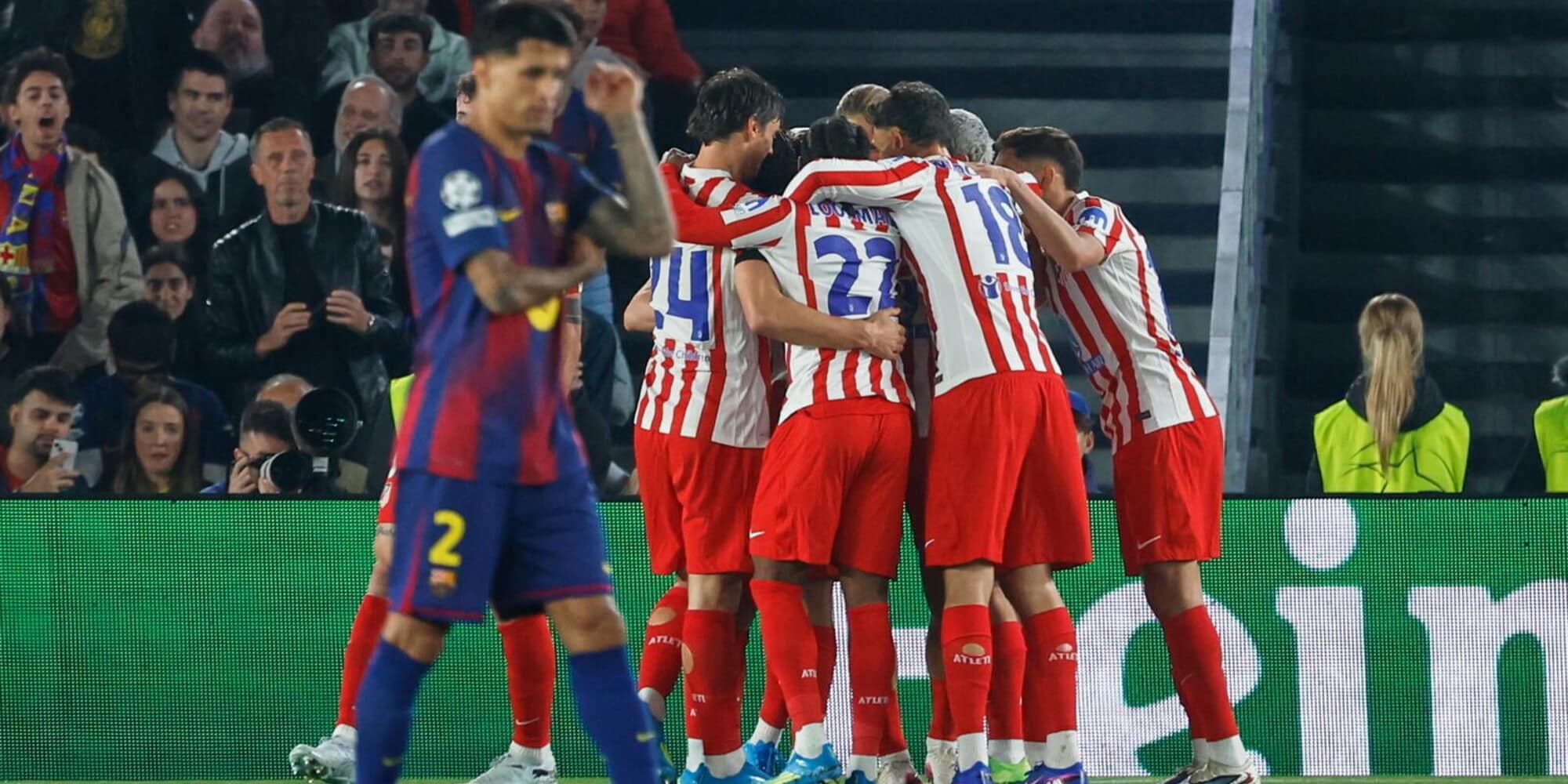 L'Atletico Madrid espugna il Camp Nou: Simeone batte il Barcellona e sogna la semifinale