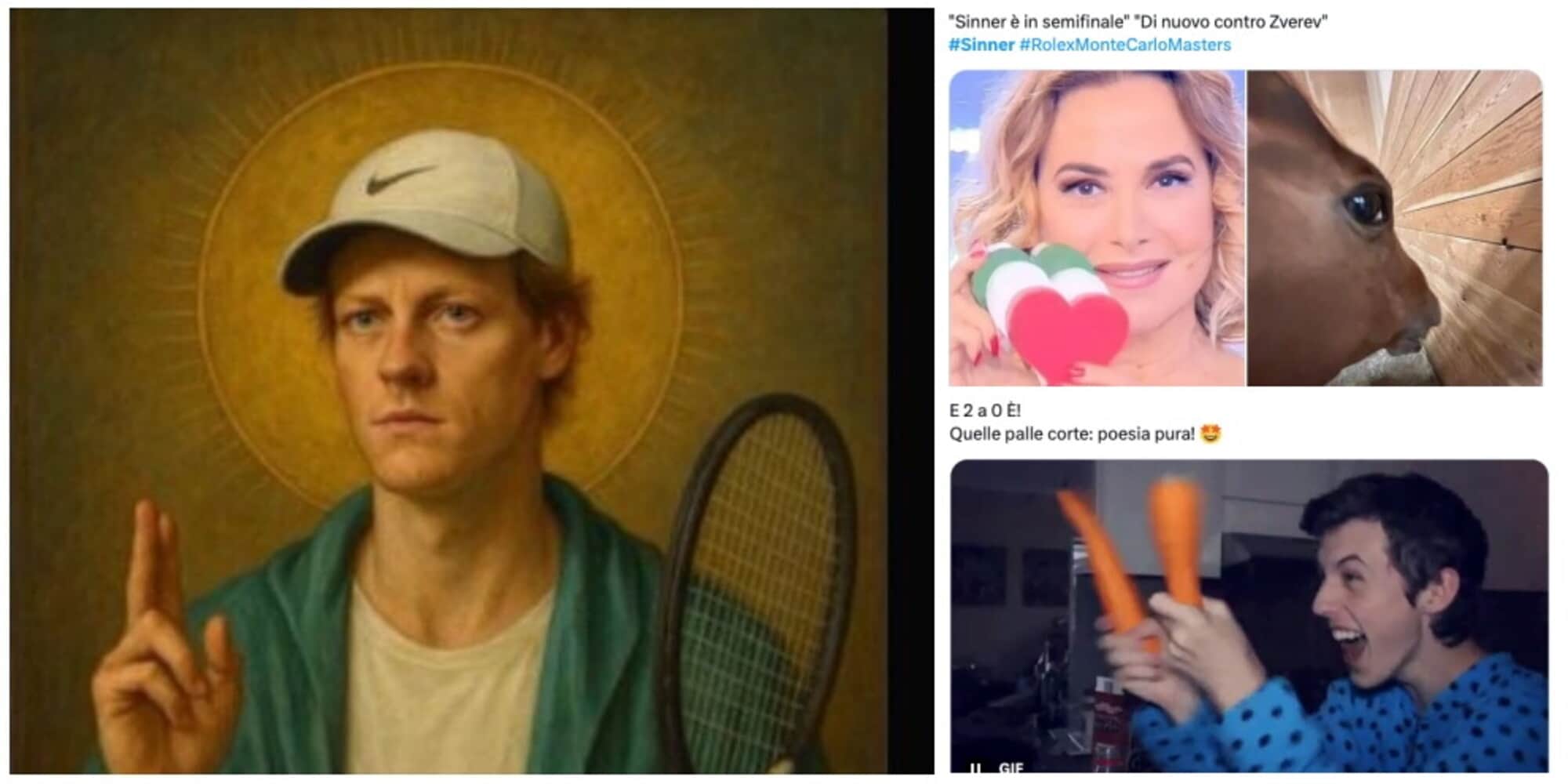 Sinner vola in semifinale a Montecarlo e i "carotini" impazziscono di gioia: dal super smash all'ennesima gara contro Zverev