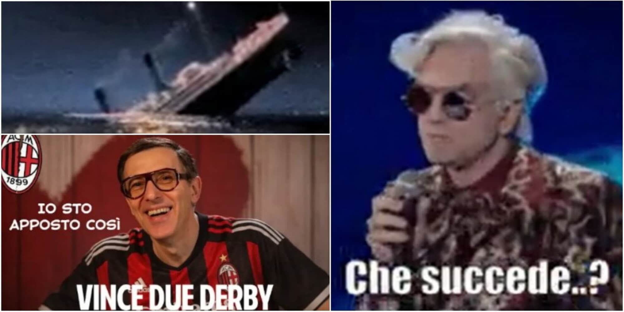 Milan travolto dall'Udinese a San Siro: da Gineprione a Morgan, pioggia di meme sui social