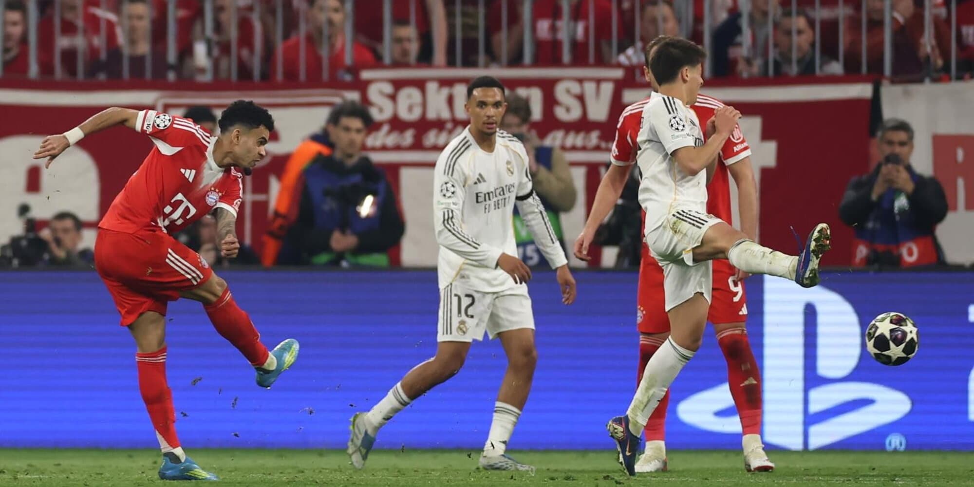 Festa Bayern Monaco, che poker al Real Madrid: la semifinale sarà contro il Psg. Scintille al fischio finale, Arda Guler espulso dopo Camavinga e Vinicius ammonito